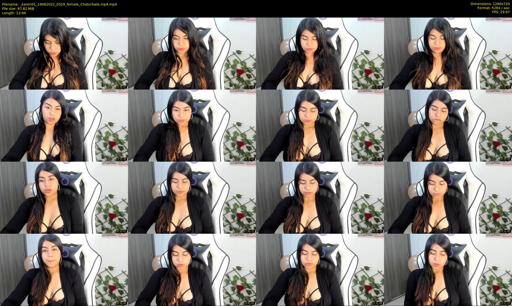 _karen01 — 13 minute Chaturbate female cam show recording, 720p, Jun 19, 2022
