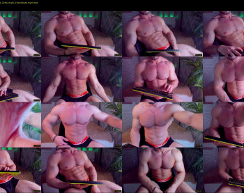 adam_muscle_ — 22 minute Chaturbate male cam show recording, 1080p, Jun 18, 2022