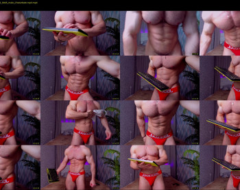 adam_muscle_ — 7 minute Chaturbate male cam show recording, 1080p, Jun 19, 2022