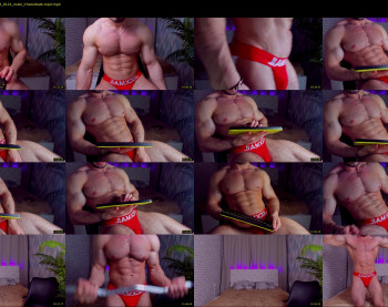 adam_muscle_ — 27 minute Chaturbate male cam show recording, 1080p, Jun 19, 2022