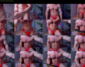 adam_muscle_ — 23 minute Chaturbate male cam show recording, 1080p, Jun 19, 2022