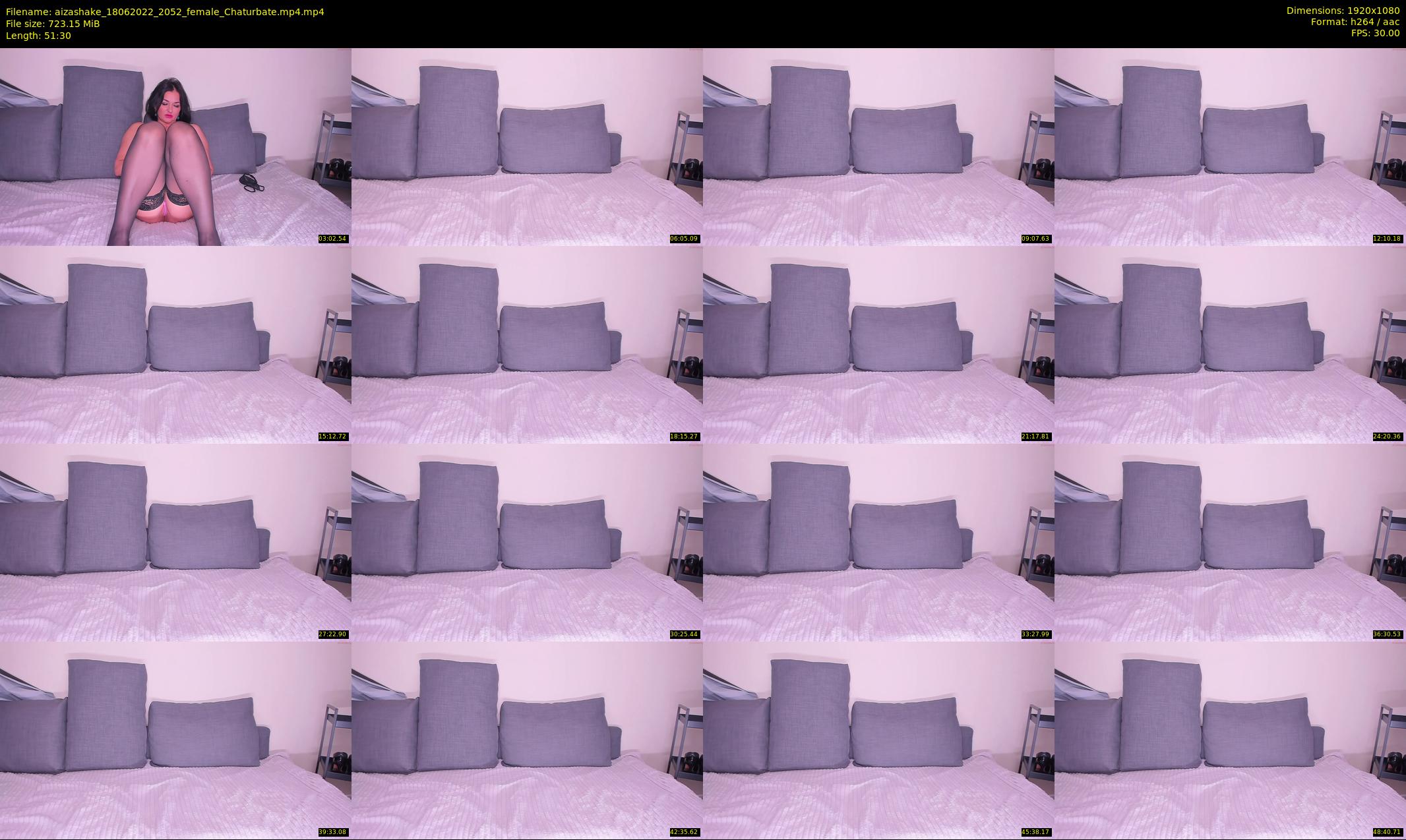 aizashake — 52 minute Chaturbate female cam show recording, 1080p, Jun 18, 2022