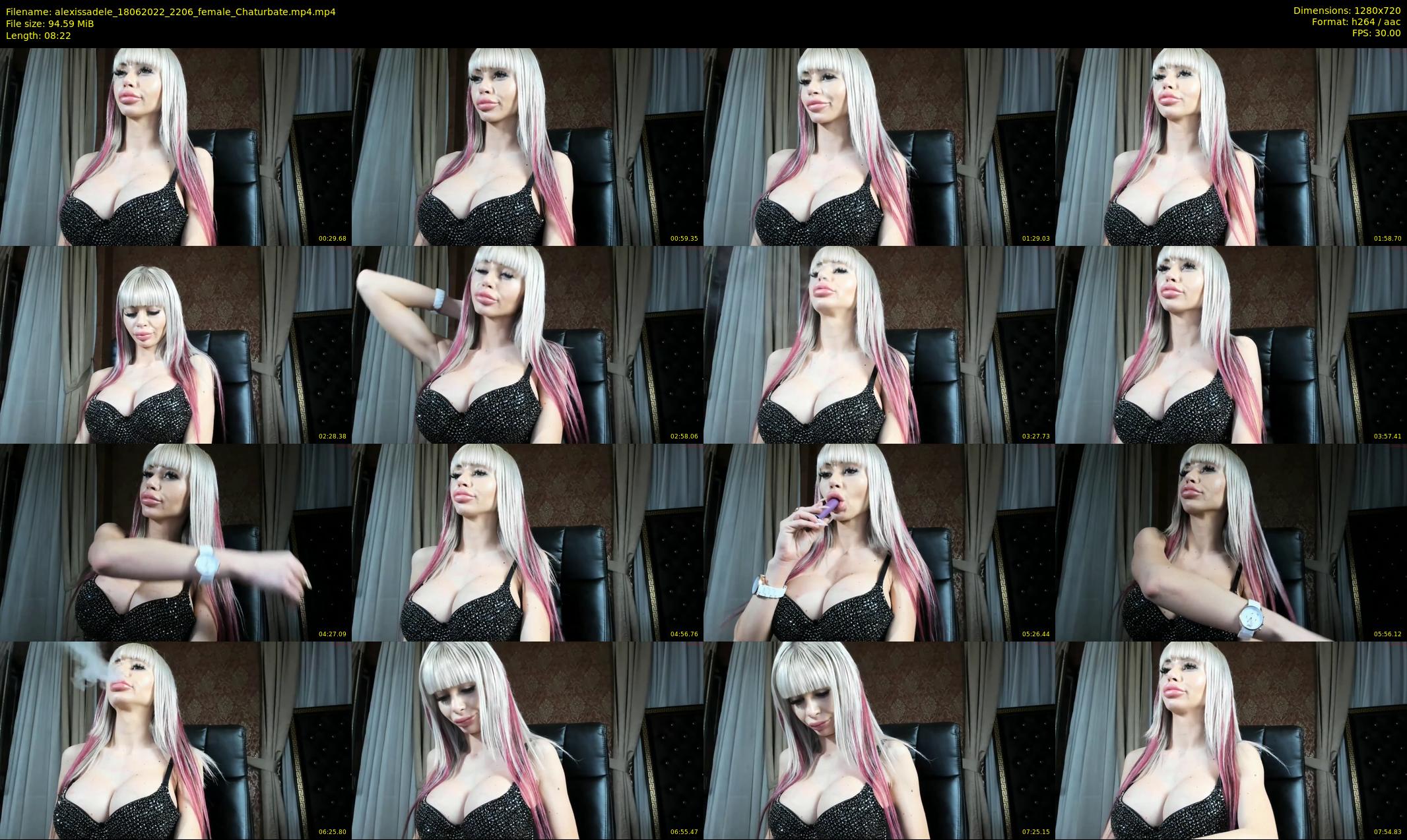 alexissadele — 9 minute Chaturbate female cam show recording, 720p, Jun 18, 2022