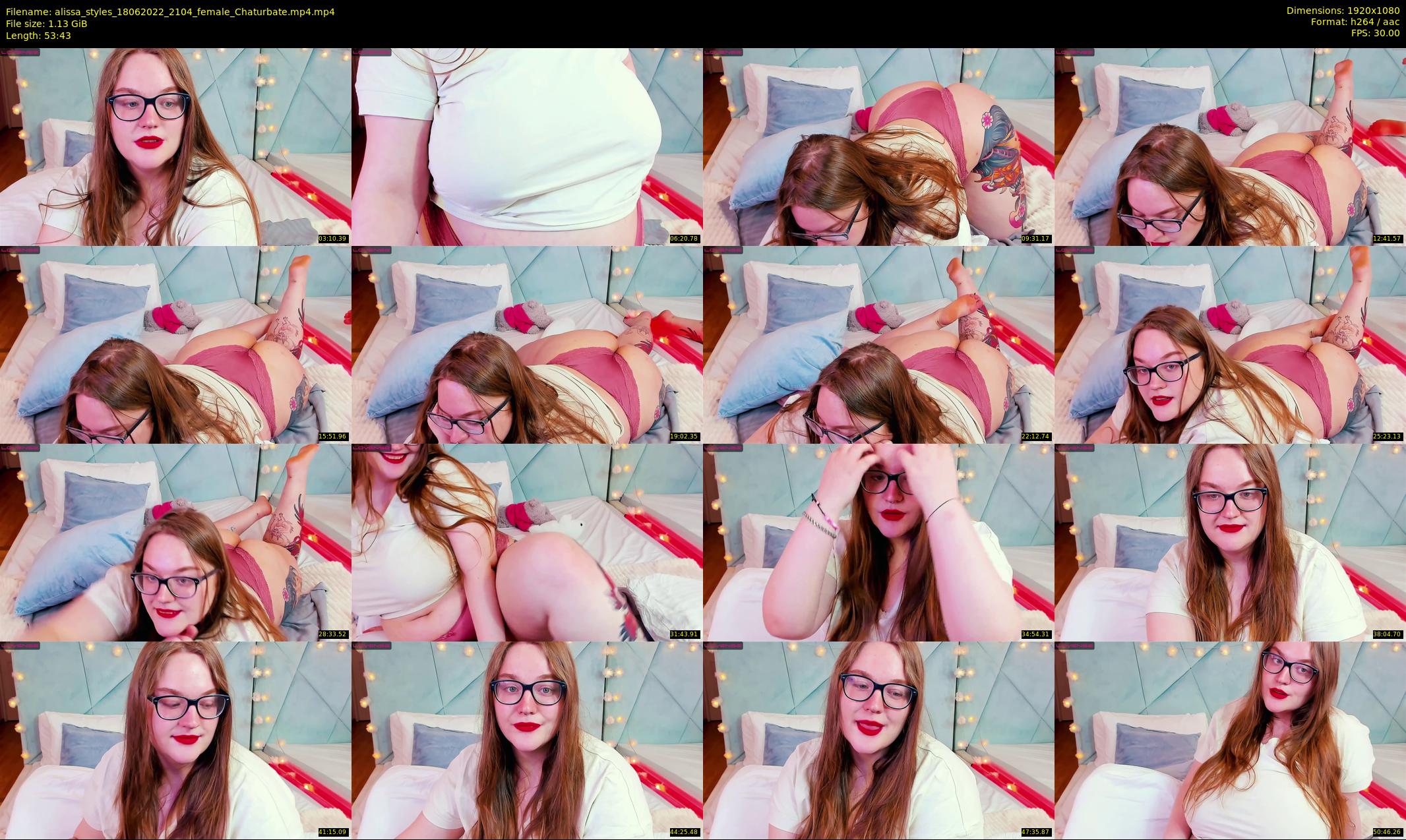 alissa_styles — 54 minute Chaturbate female cam show recording, 1080p, Jun 18, 2022