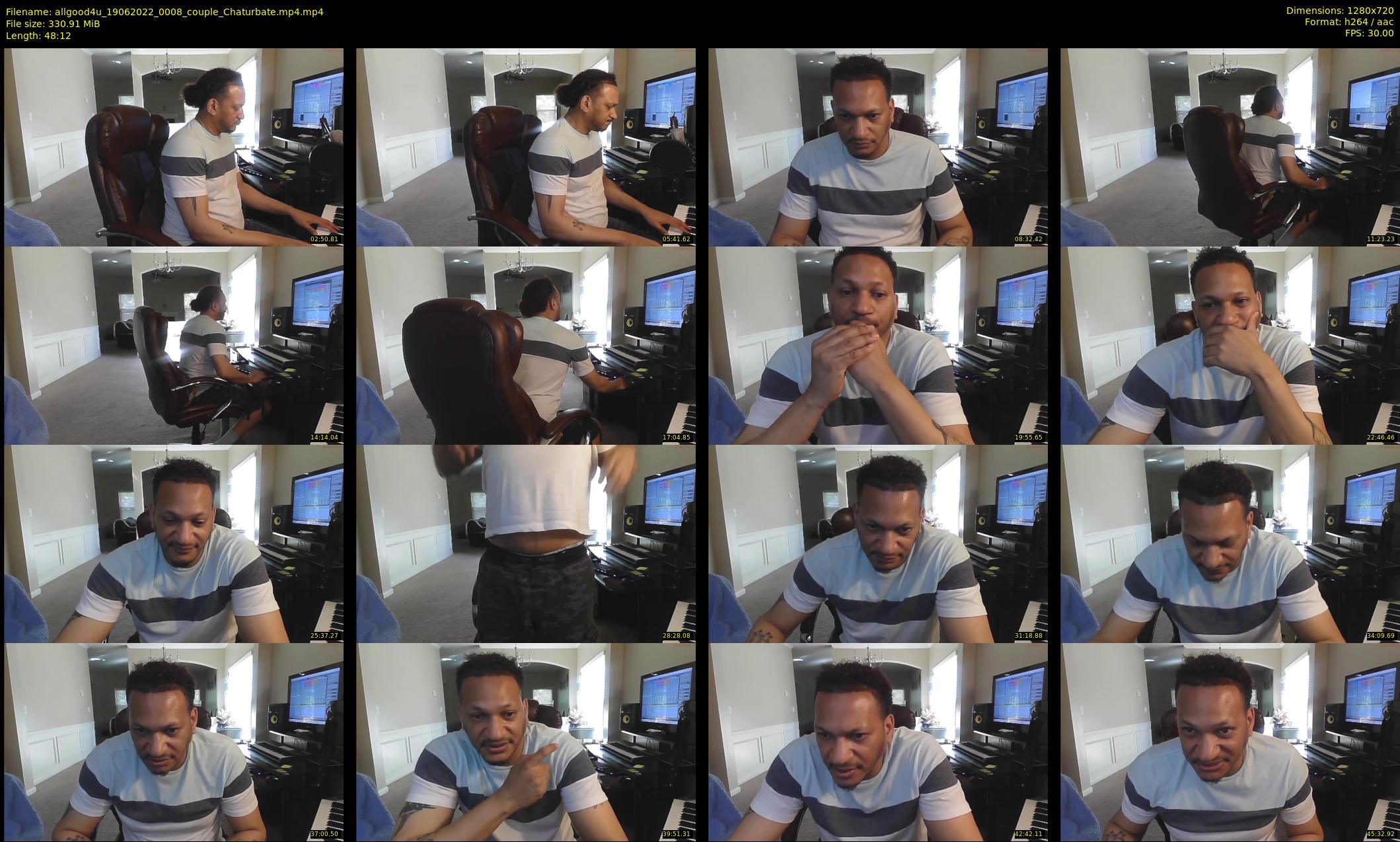 allgood4u — 49 minute Chaturbate couple cam show recording, 720p, Jun 19, 2022