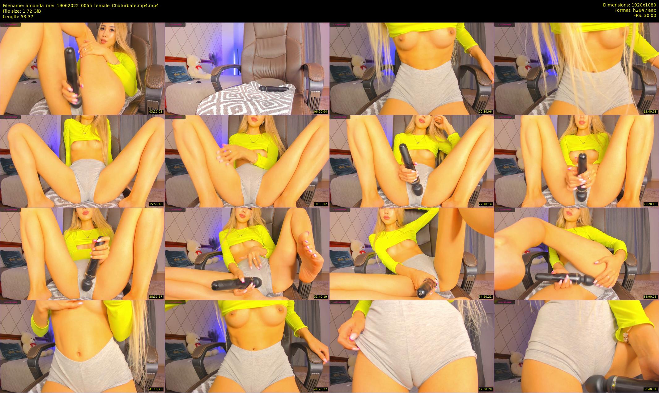 amanda_mei — 54 minute Chaturbate female cam show recording, 1080p, Jun 19, 2022