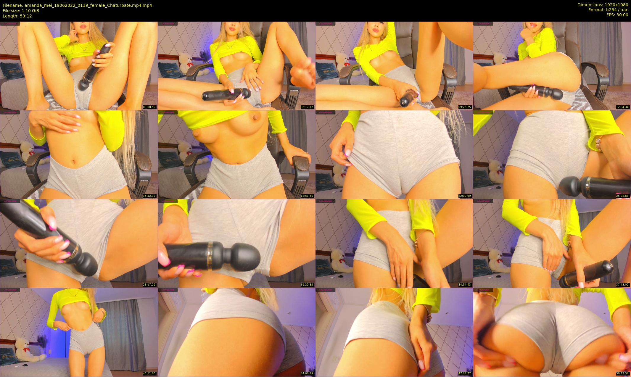 amanda_mei — 54 minute Chaturbate female cam show recording, 1080p, Jun 19, 2022