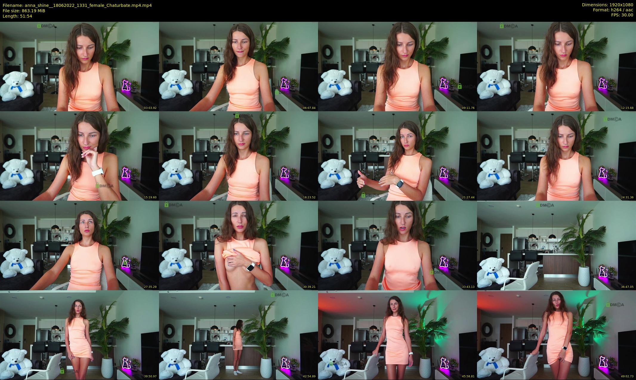 anna_shine_ — 52 minute Chaturbate female cam show recording, 1080p, Jun 18, 2022