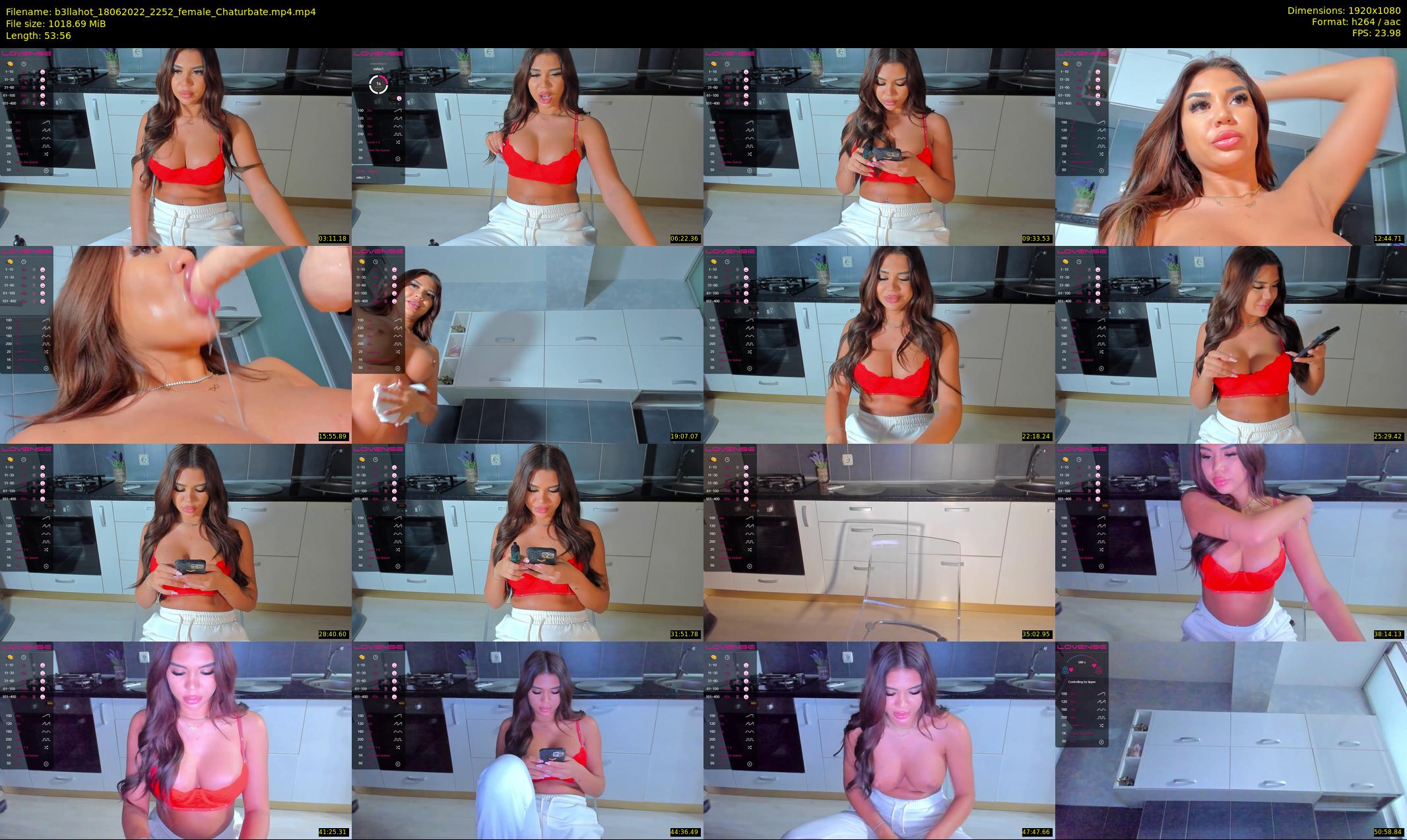 b3llahot — 54 minute Chaturbate female cam show recording, 1080p, Jun 18, 2022