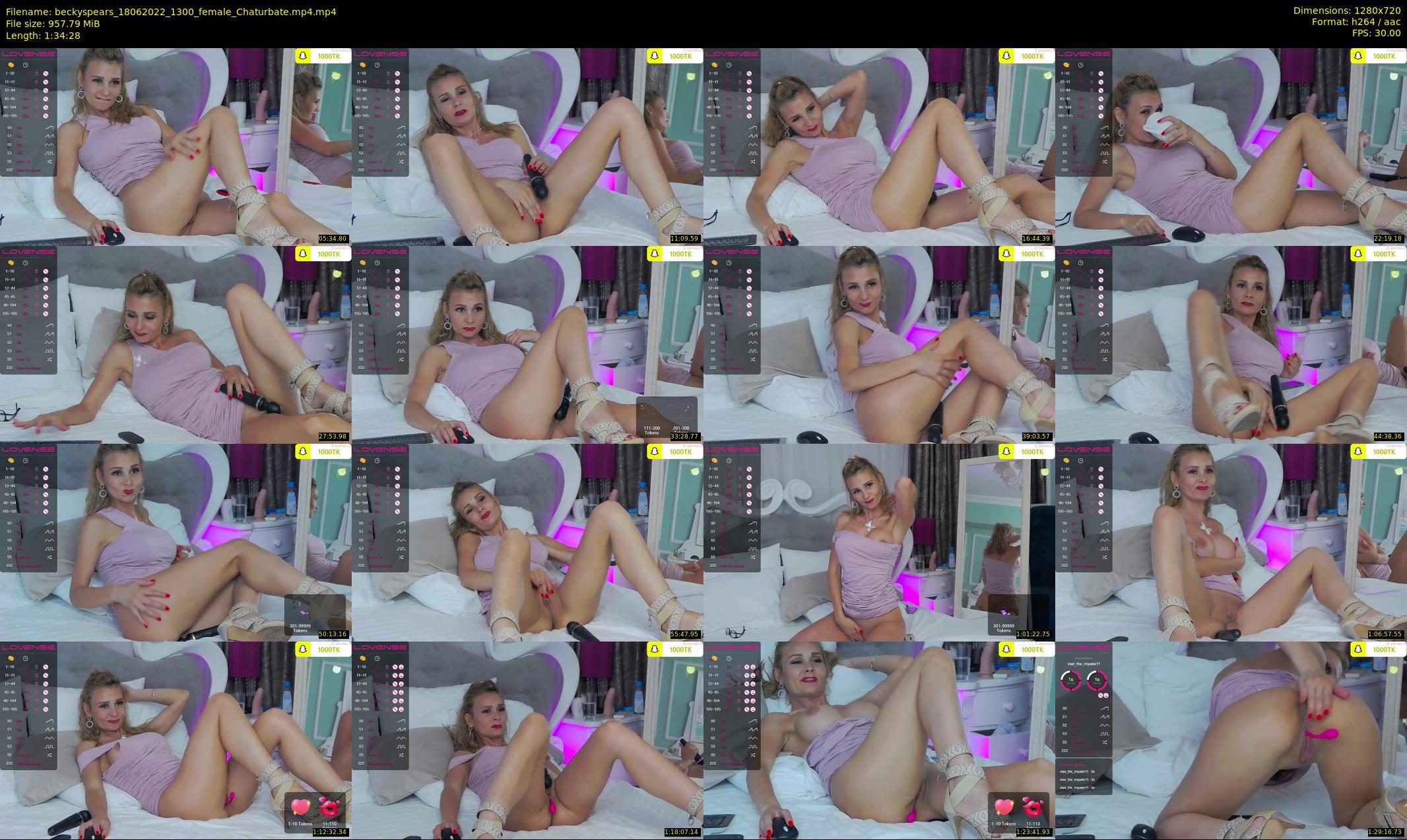 beckyspears — 95 minute Chaturbate female cam show recording, 720p, Jun 18, 2022