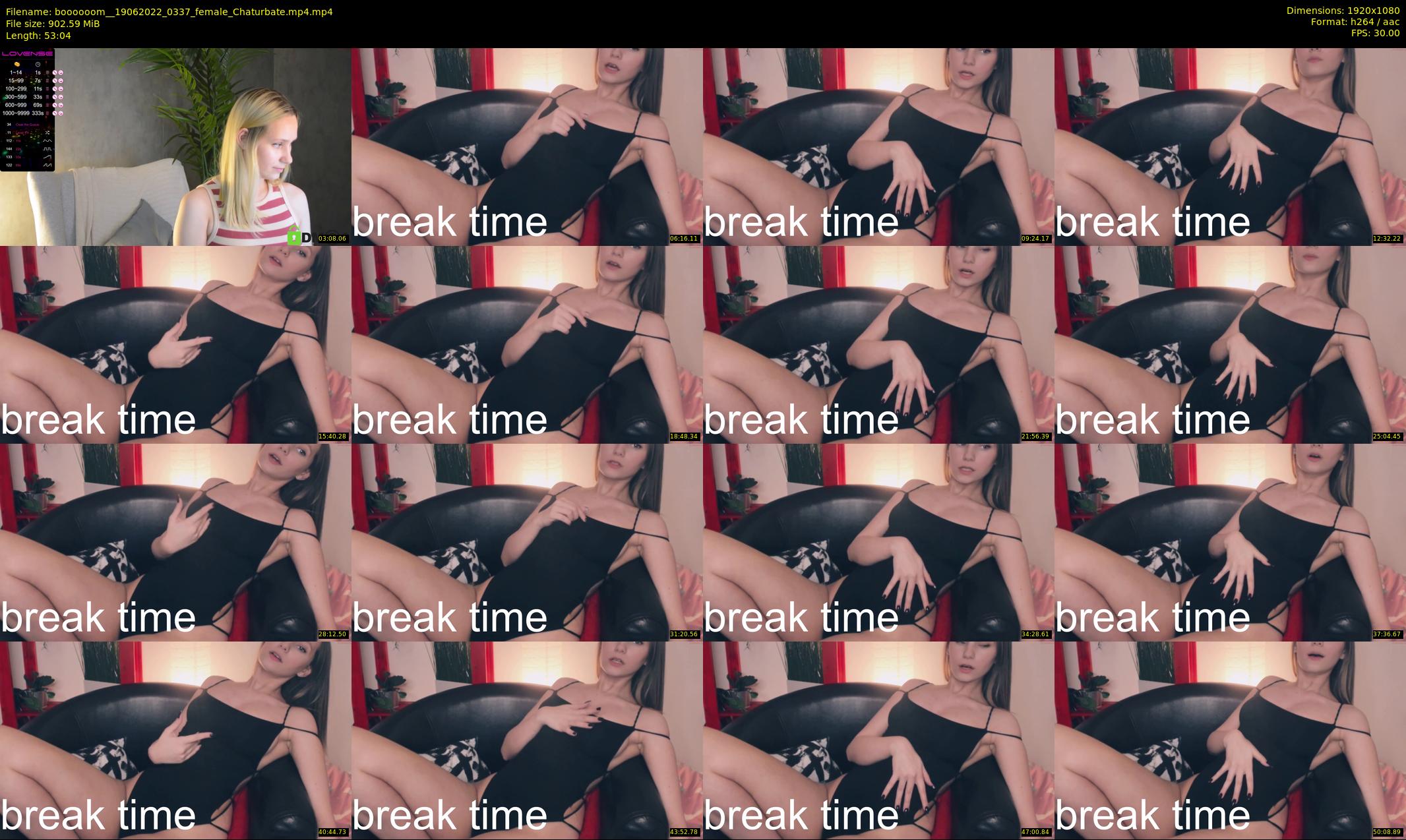 boooooom_ — 54 minute Chaturbate female cam show recording, 1080p, Jun 19, 2022
