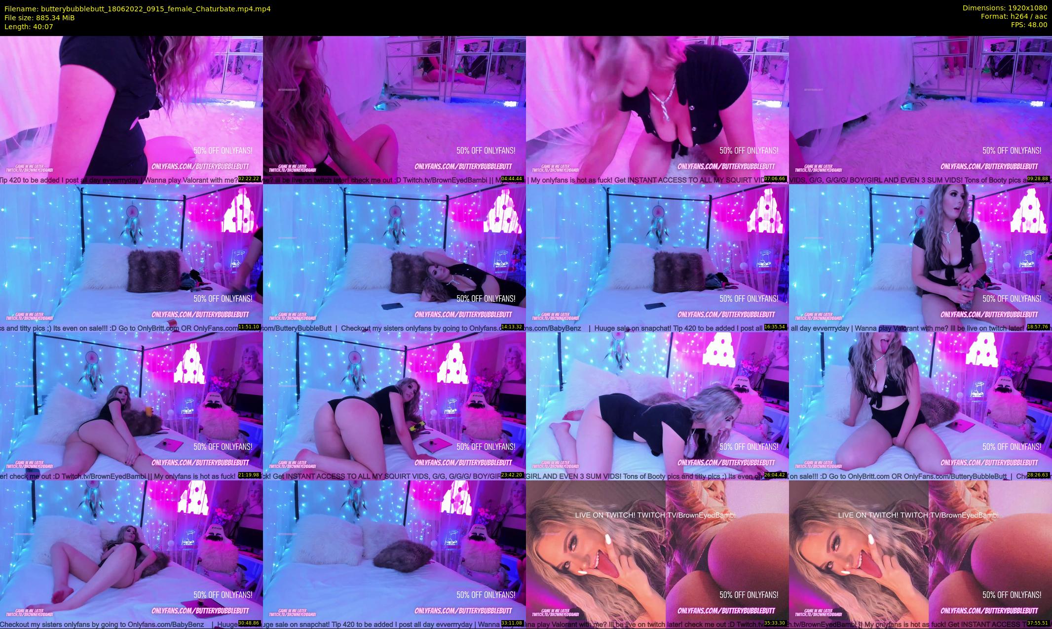 butterybubblebutt — 41 minute Chaturbate couple cam show recording, 1080p, Jun 18, 2022