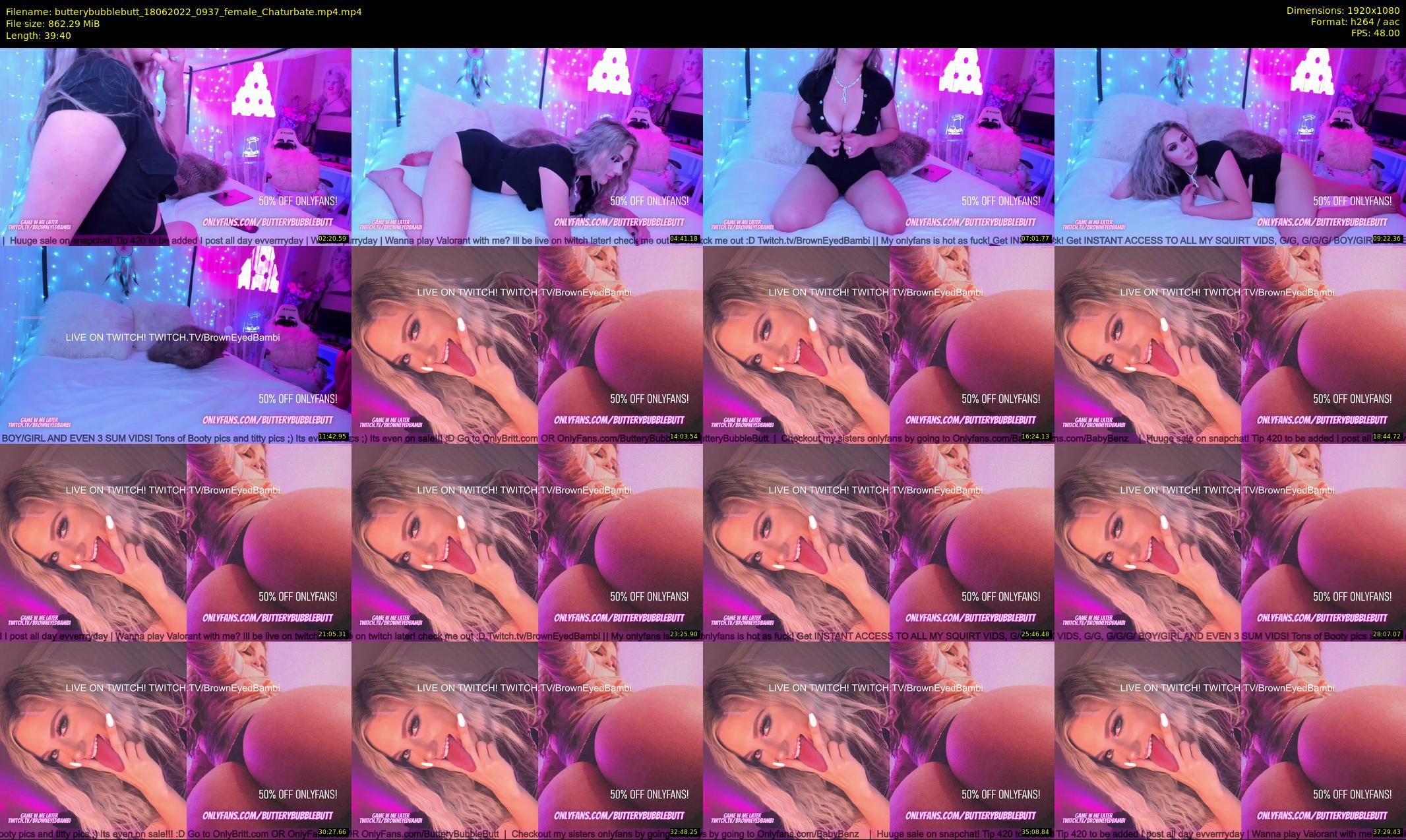 butterybubblebutt — 40 minute Chaturbate couple cam show recording, 1080p, Jun 18, 2022