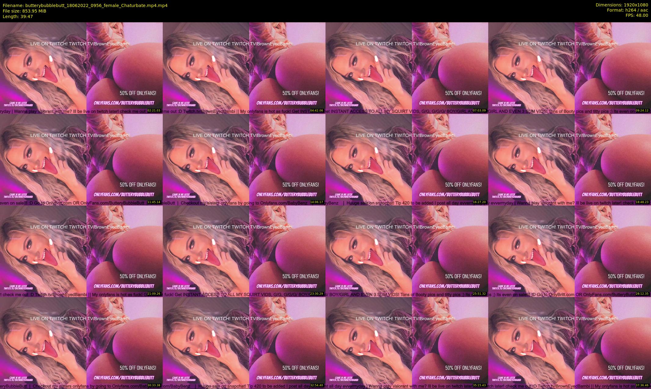butterybubblebutt — 40 minute Chaturbate couple cam show recording, 1080p, Jun 18, 2022