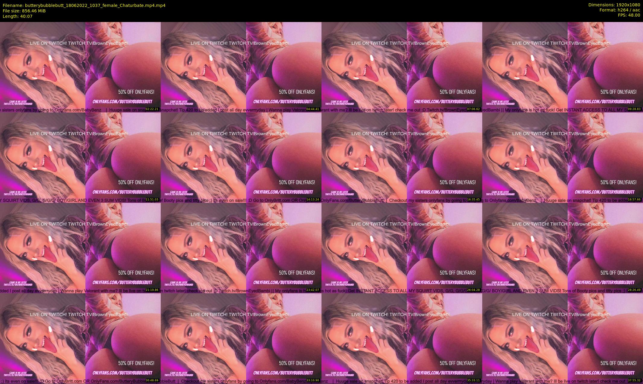 butterybubblebutt — 41 minute Chaturbate couple cam show recording, 1080p, Jun 18, 2022