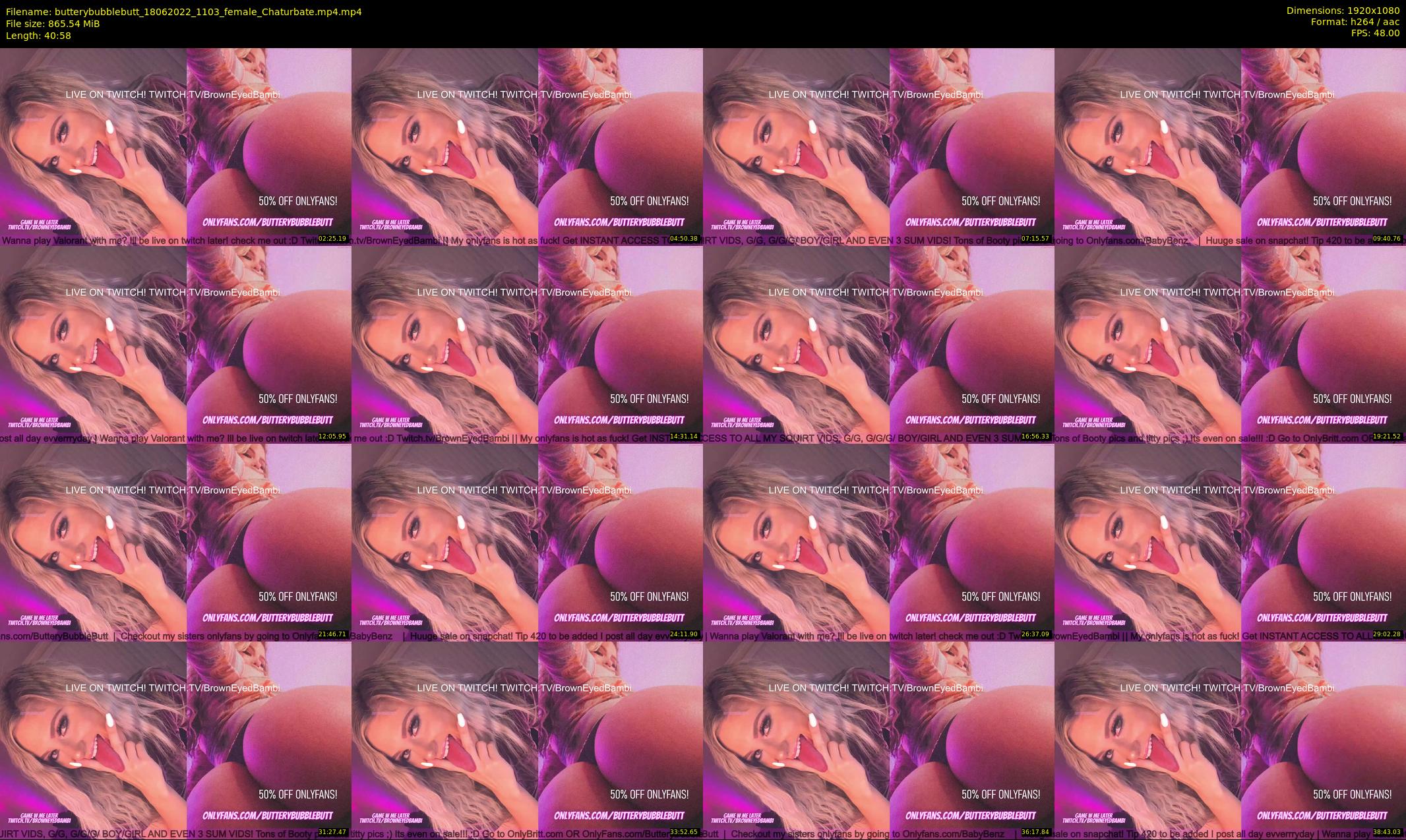 butterybubblebutt — 41 minute Chaturbate couple cam show recording, 1080p, Jun 18, 2022