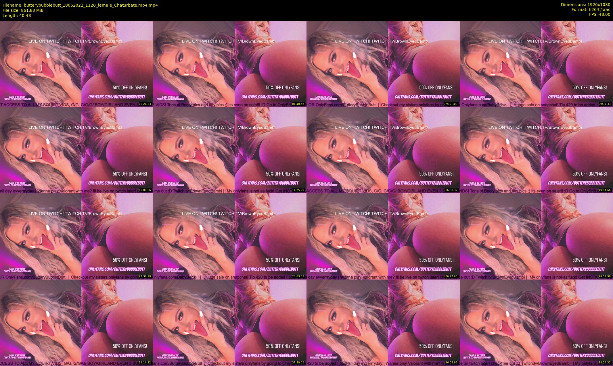 butterybubblebutt — 41 minute Chaturbate couple cam show recording, 1080p, Jun 18, 2022
