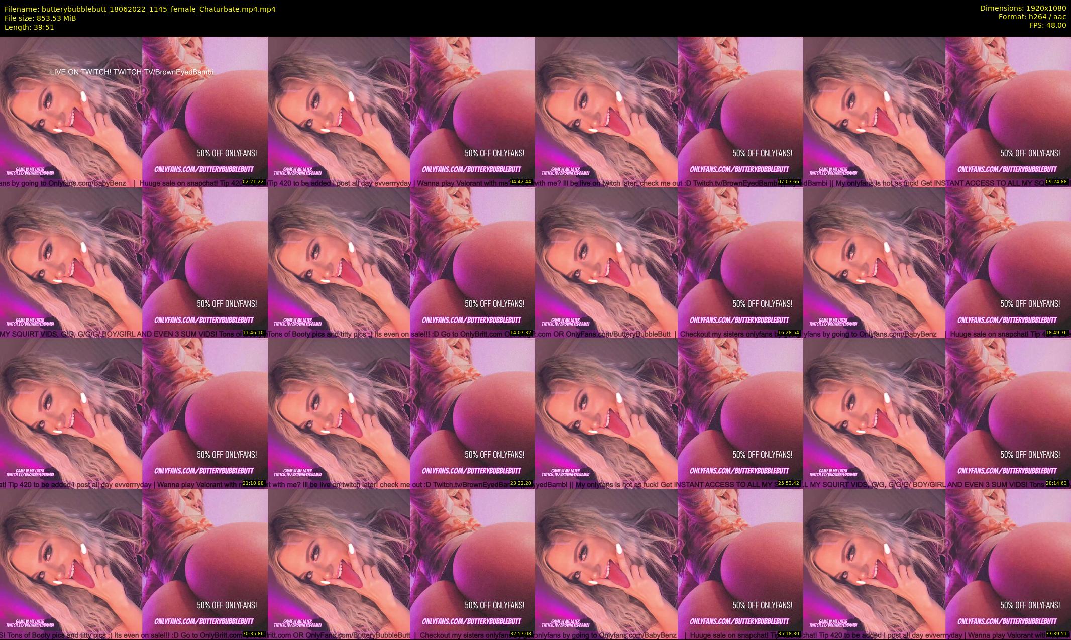 butterybubblebutt — 40 minute Chaturbate couple cam show recording, 1080p, Jun 18, 2022