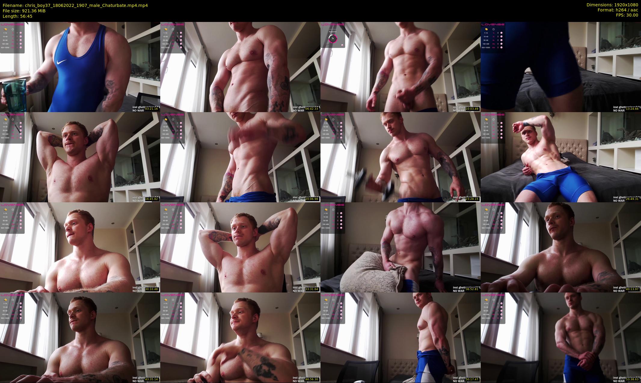 chris_boy37 — 57 minute Chaturbate male cam show recording, 1080p, Jun 18, 2022