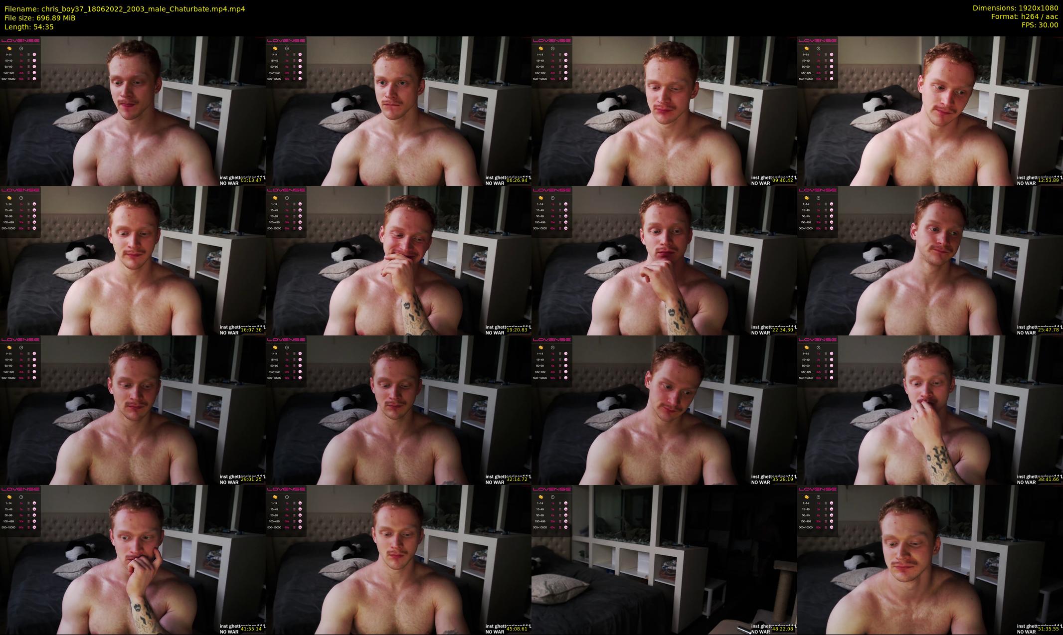 chris_boy37 — 55 minute Chaturbate male cam show recording, 1080p, Jun 18, 2022