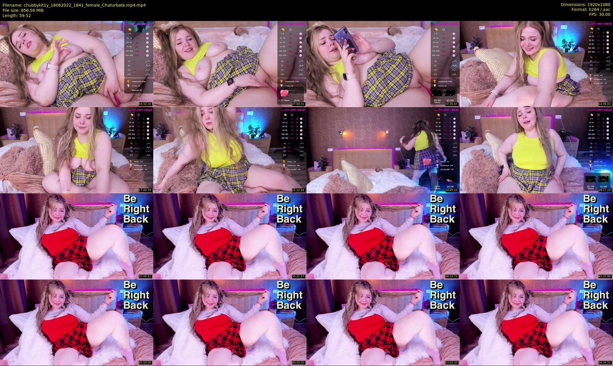 chubbykit1y — 60 minute Chaturbate female cam show recording, 1080p, Jun 18, 2022