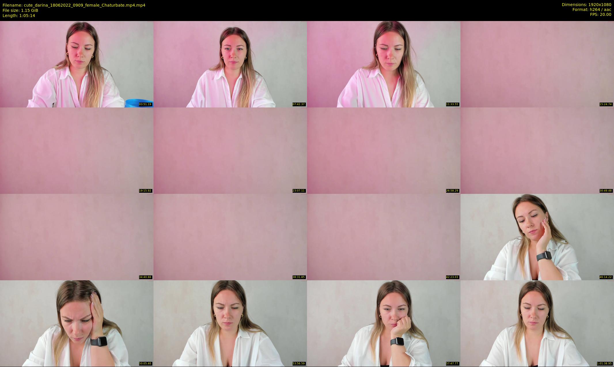cute_darina — 66 minute Chaturbate female cam show recording, 1080p, Jun 18, 2022