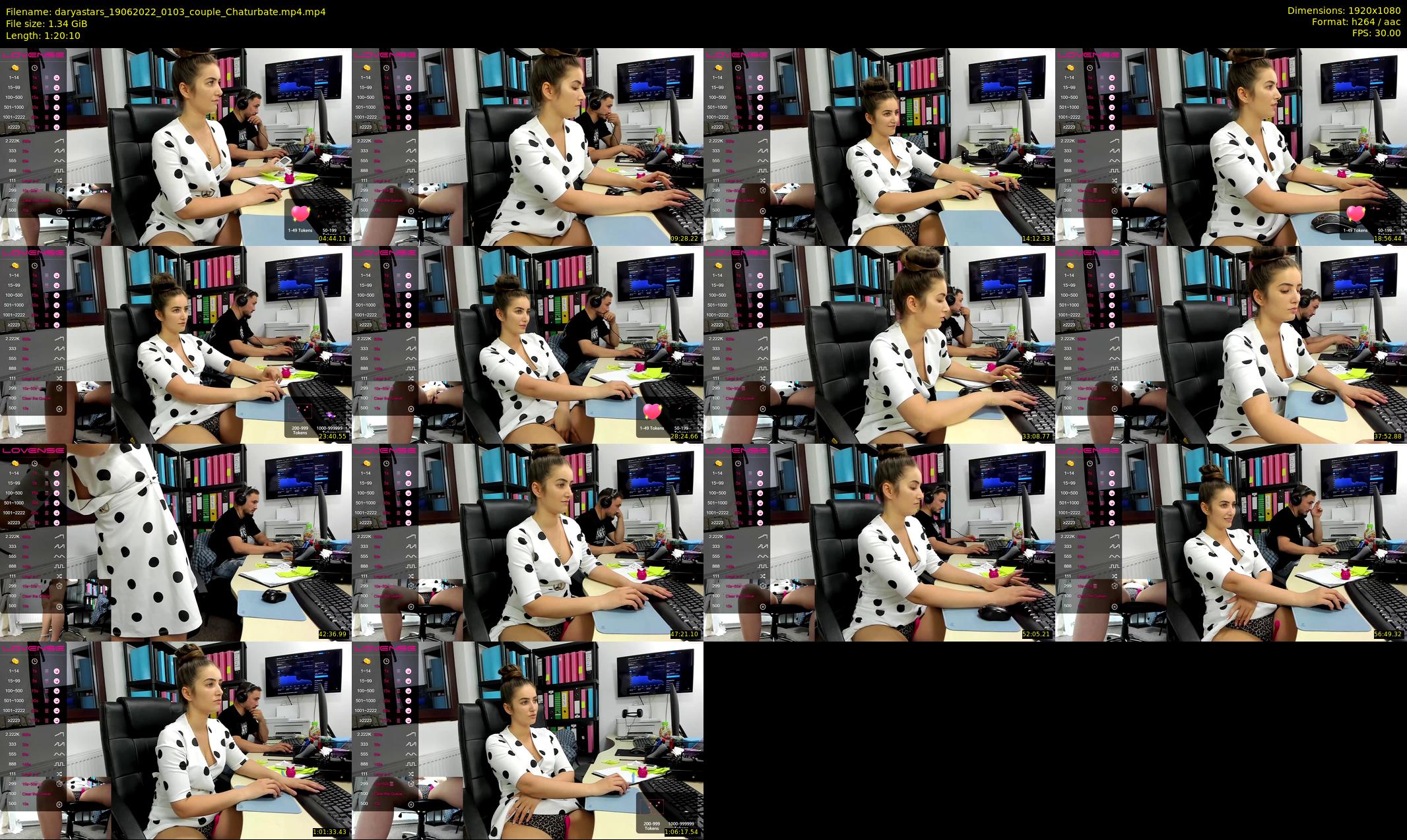 daryastars — 81 minute Chaturbate couple cam show recording, 1080p, Jun 19, 2022