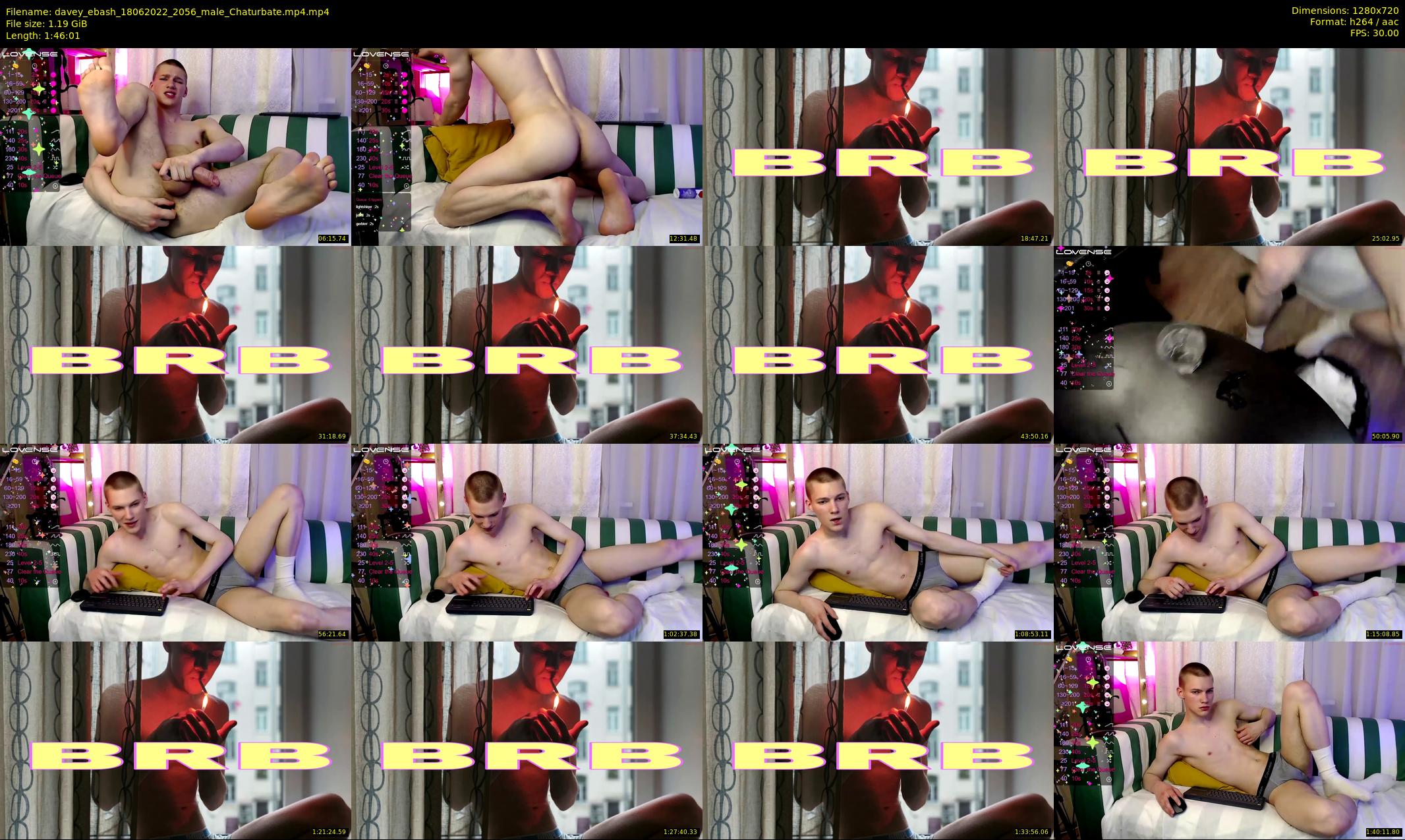 davey_ebash — 107 minute Chaturbate male cam show recording, 720p, Jun 18, 2022