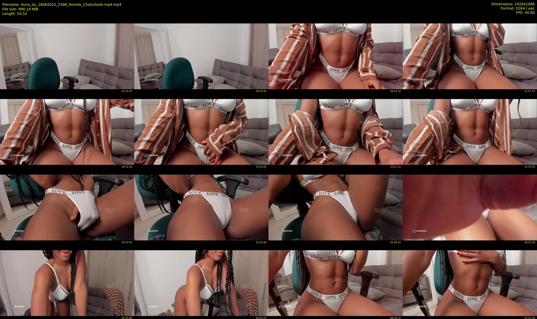 duna_du — 55 minute Chaturbate female cam show recording, 1080p, Jun 18, 2022