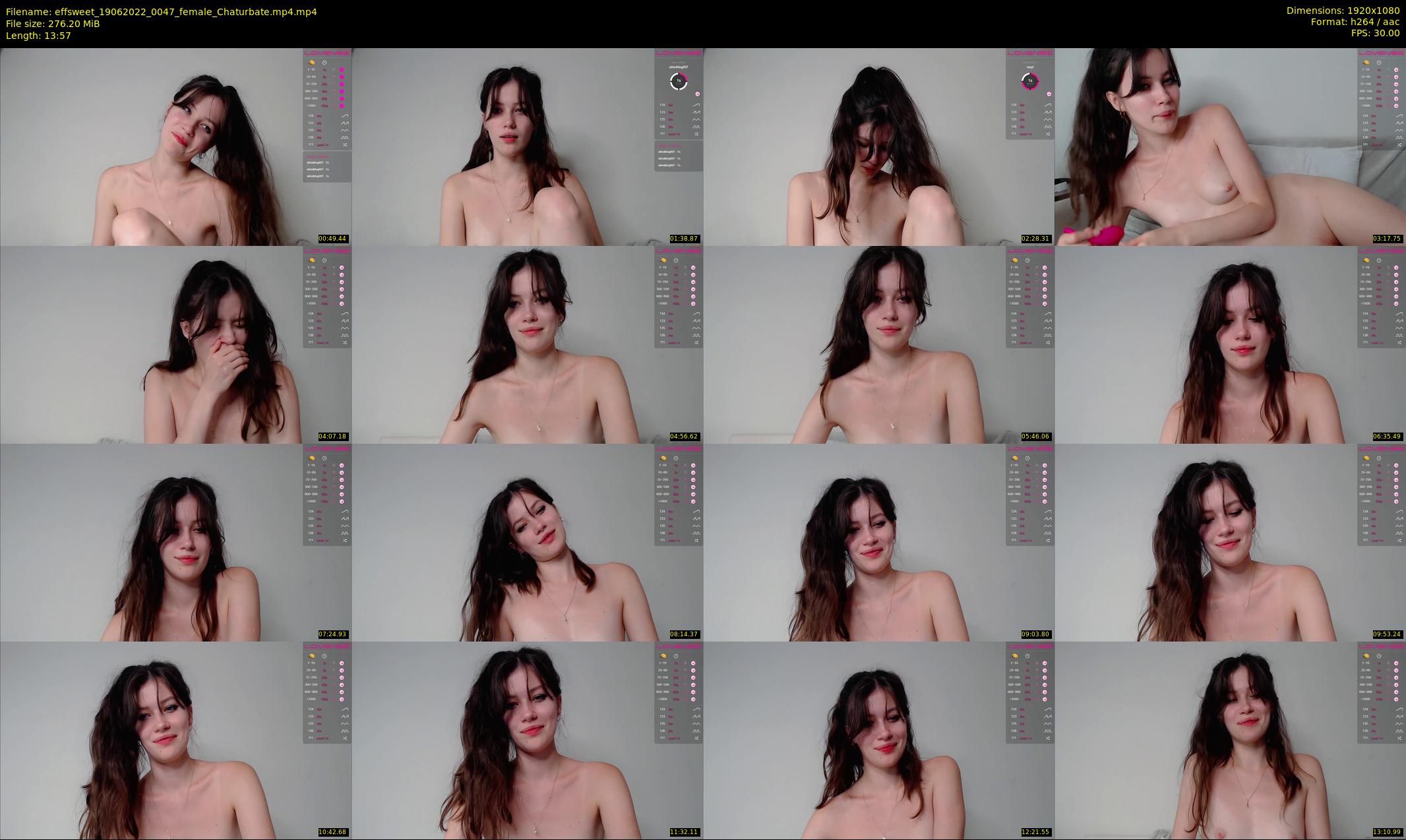 effsweet — 14 minute Chaturbate female cam show recording, 1080p, Jun 19, 2022