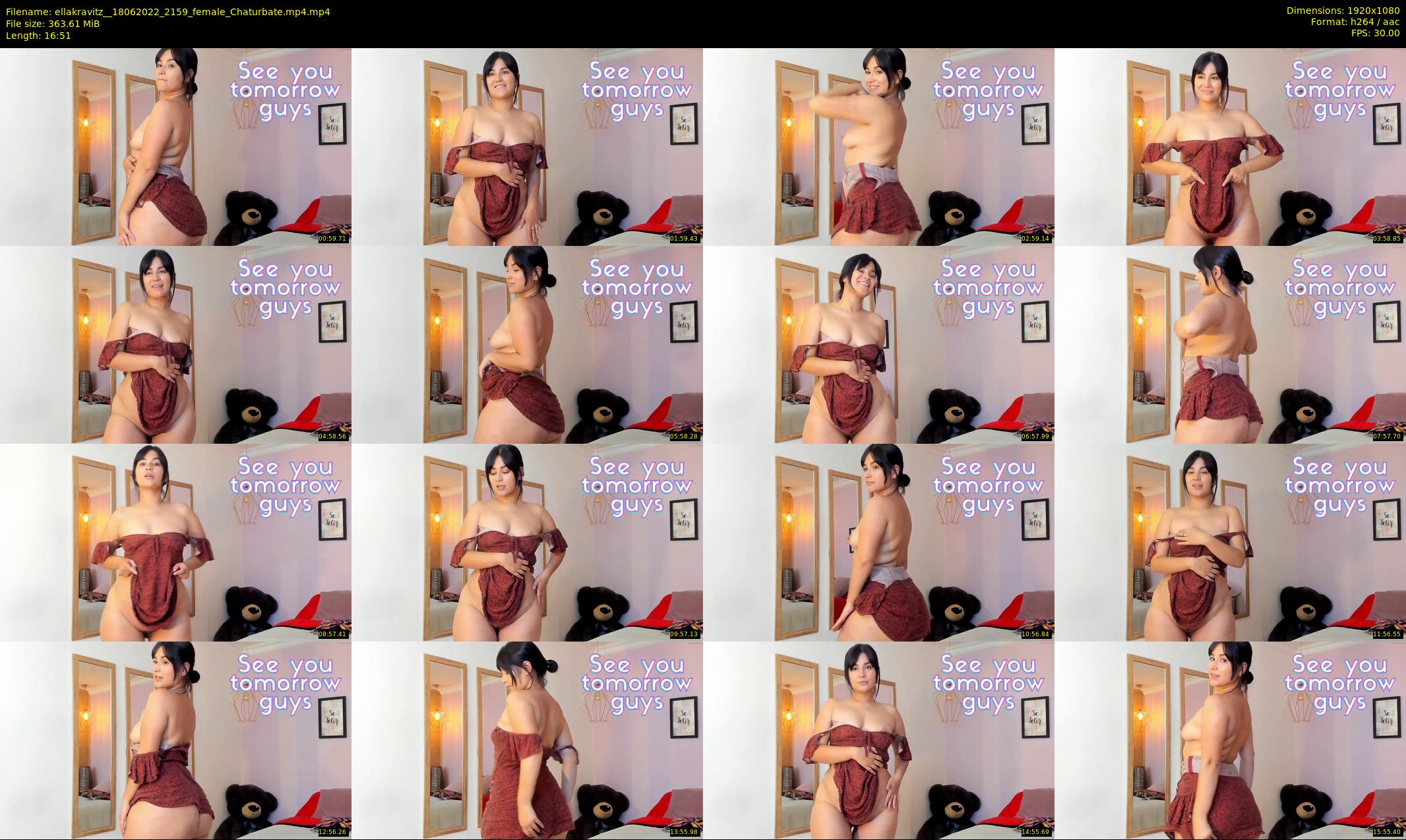 ellakravitz_ — 17 minute Chaturbate female cam show recording, 1080p, Jun 18, 2022