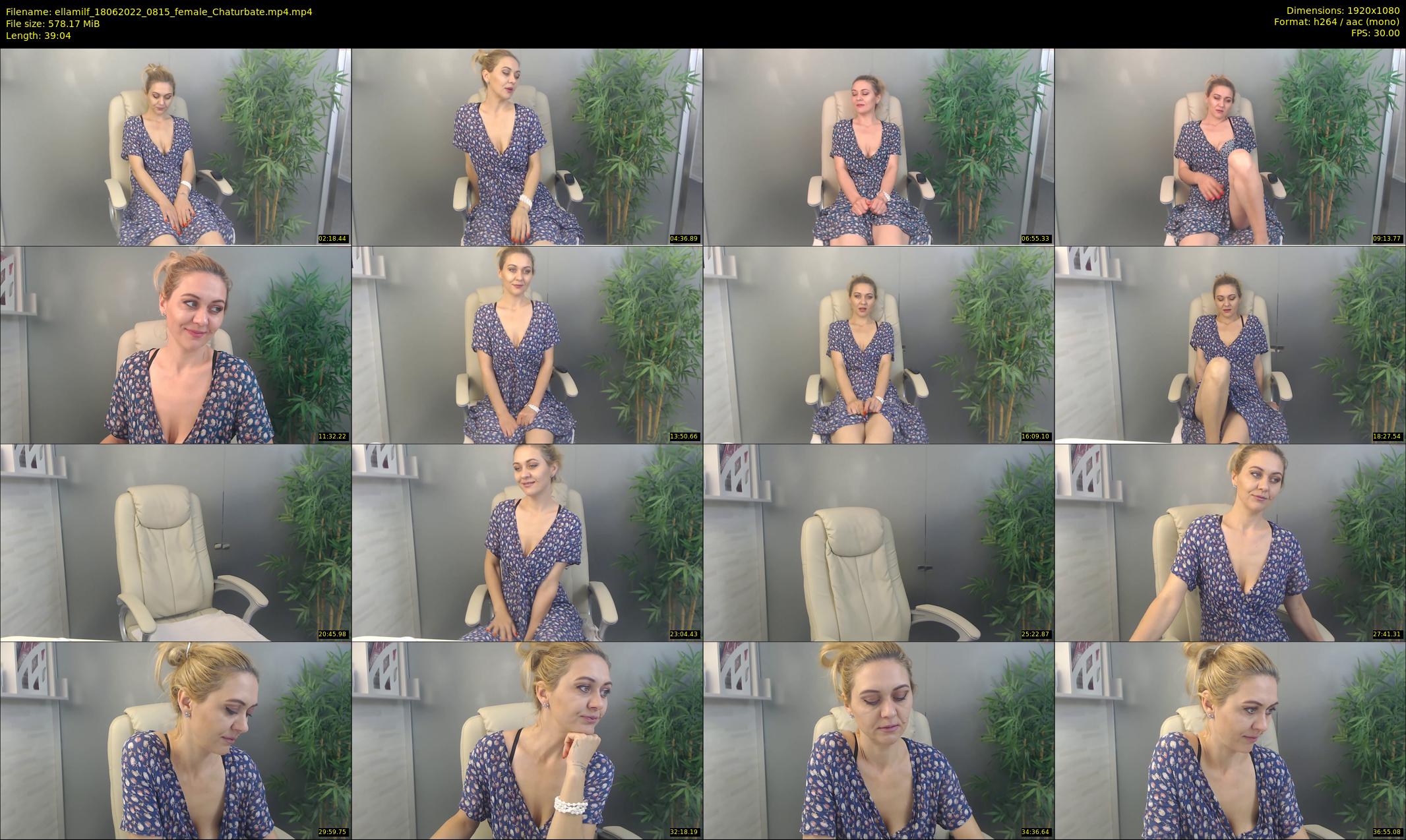 ellamilf — 40 minute Chaturbate female cam show recording, 1080p, Jun 18, 2022