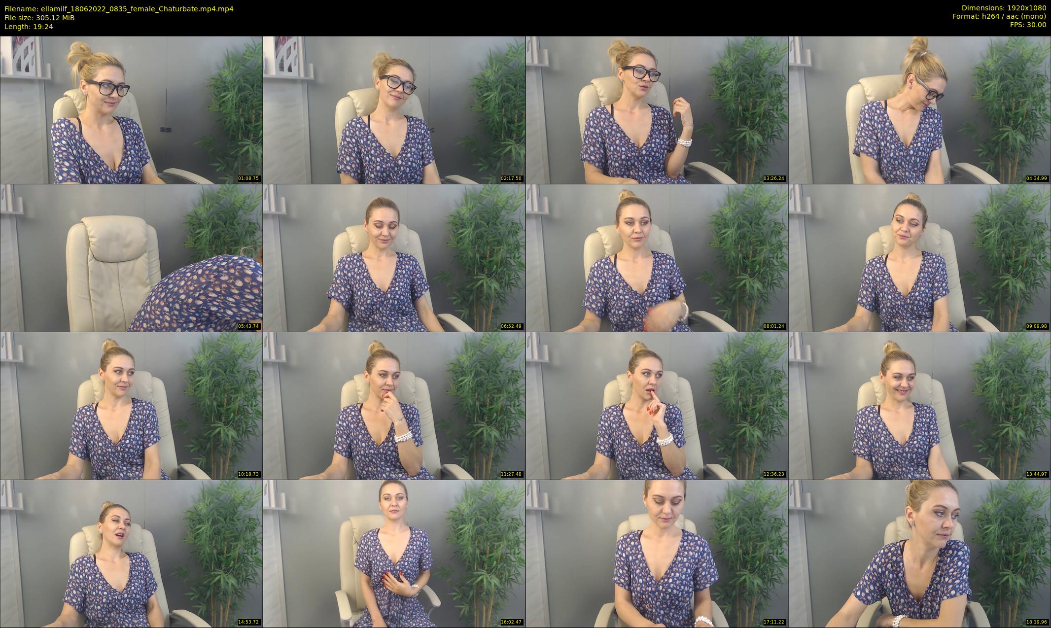 ellamilf — 20 minute Chaturbate female cam show recording, 1080p, Jun 18, 2022