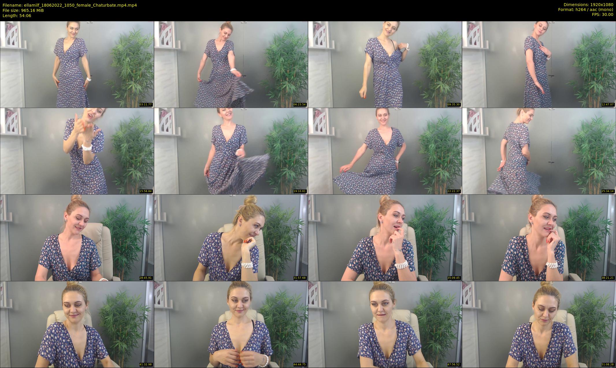 ellamilf — 55 minute Chaturbate female cam show recording, 1080p, Jun 18, 2022