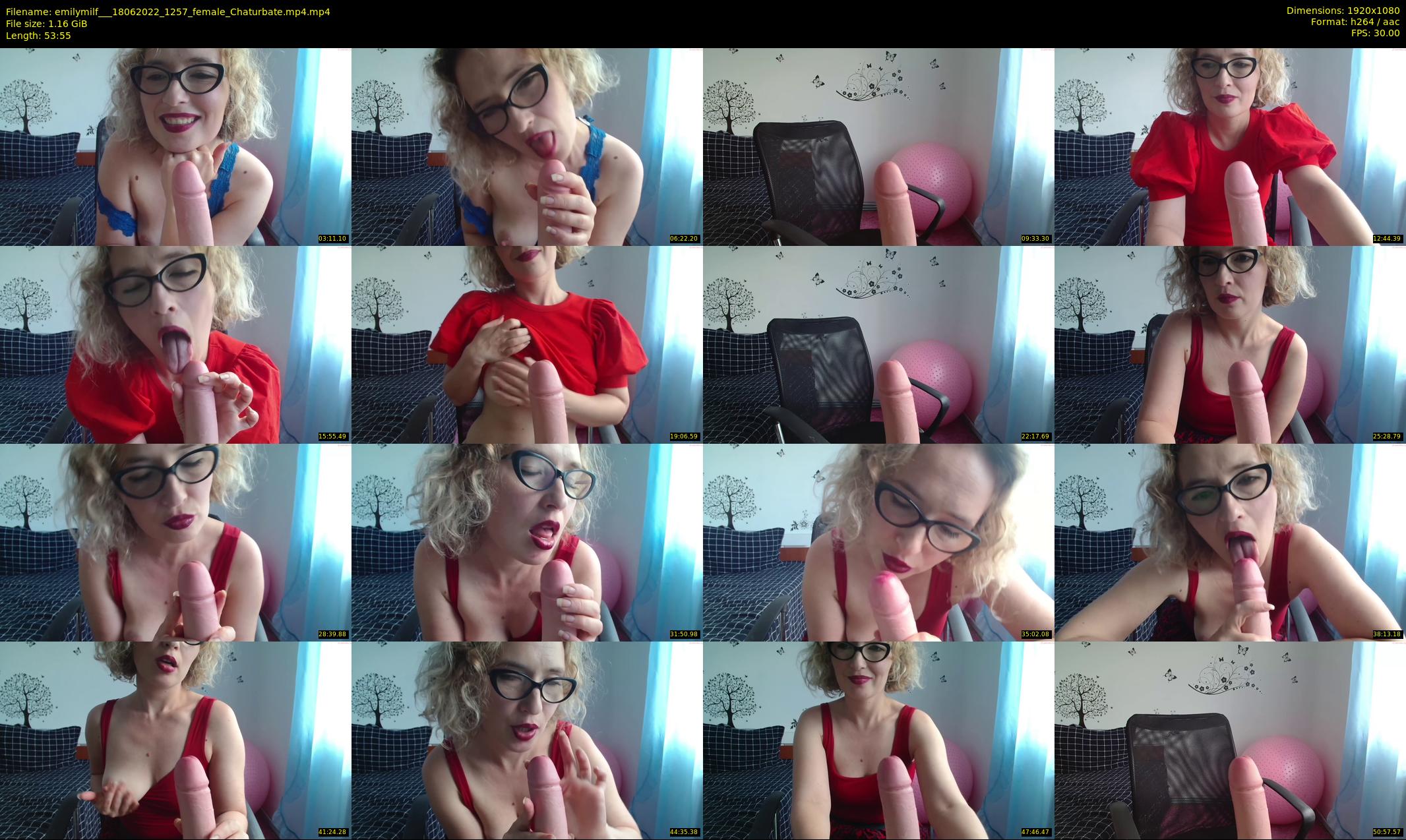 emilymilf__ — 54 minute Chaturbate female cam show recording, 1080p, Jun 18, 2022