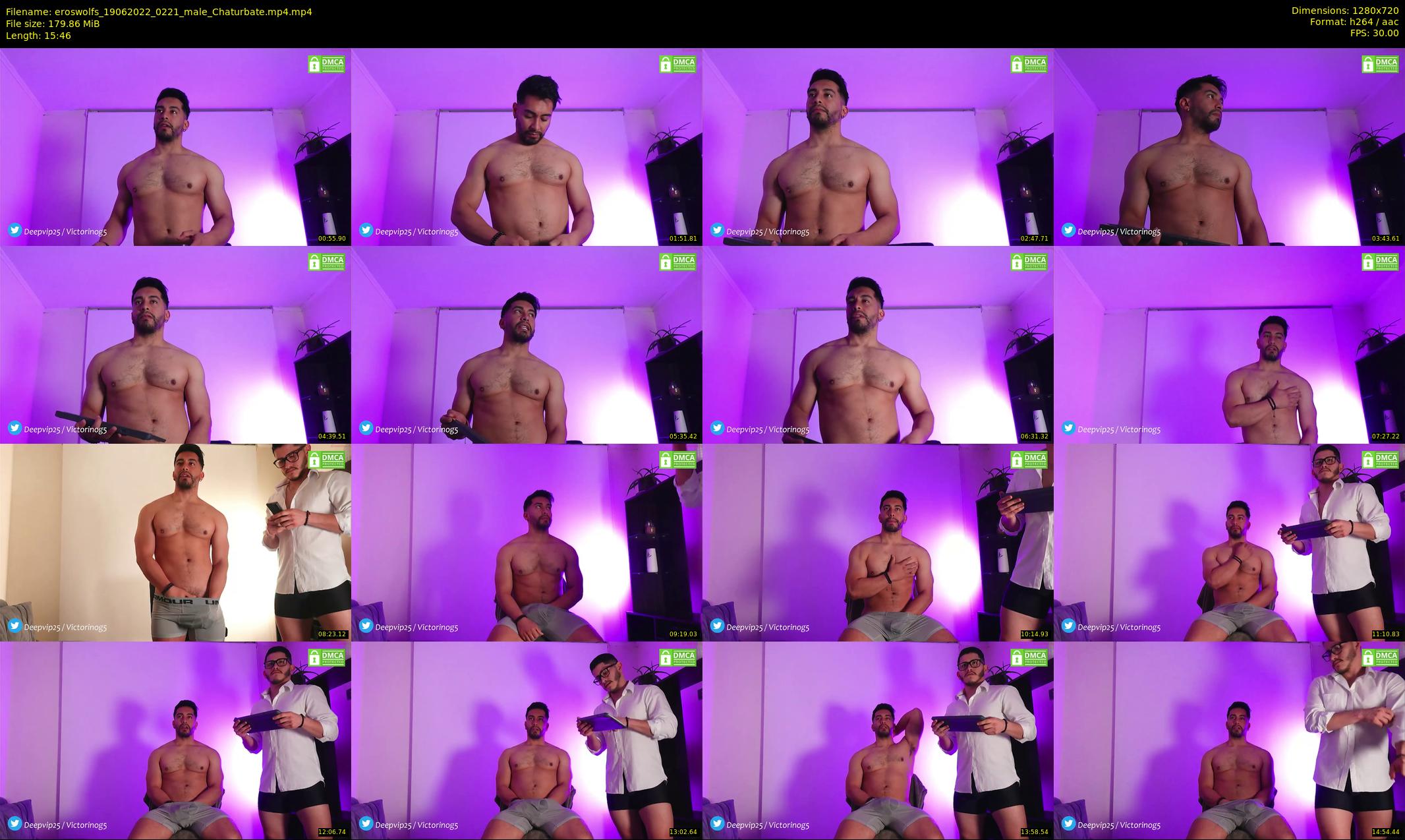 eroswolfs — 16 minute Chaturbate male cam show recording, 720p, Jun 19, 2022