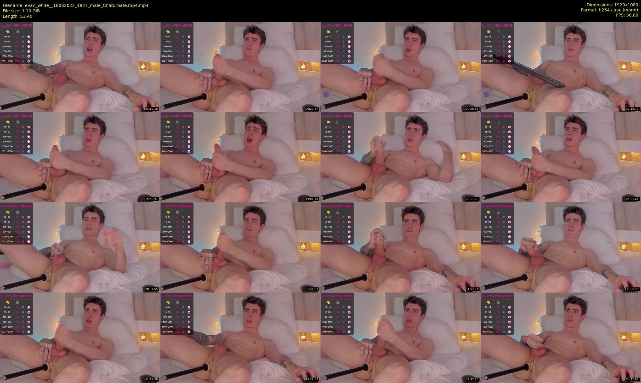 evan_white_ — 54 minute Chaturbate male cam show recording, 1080p, Jun 18, 2022