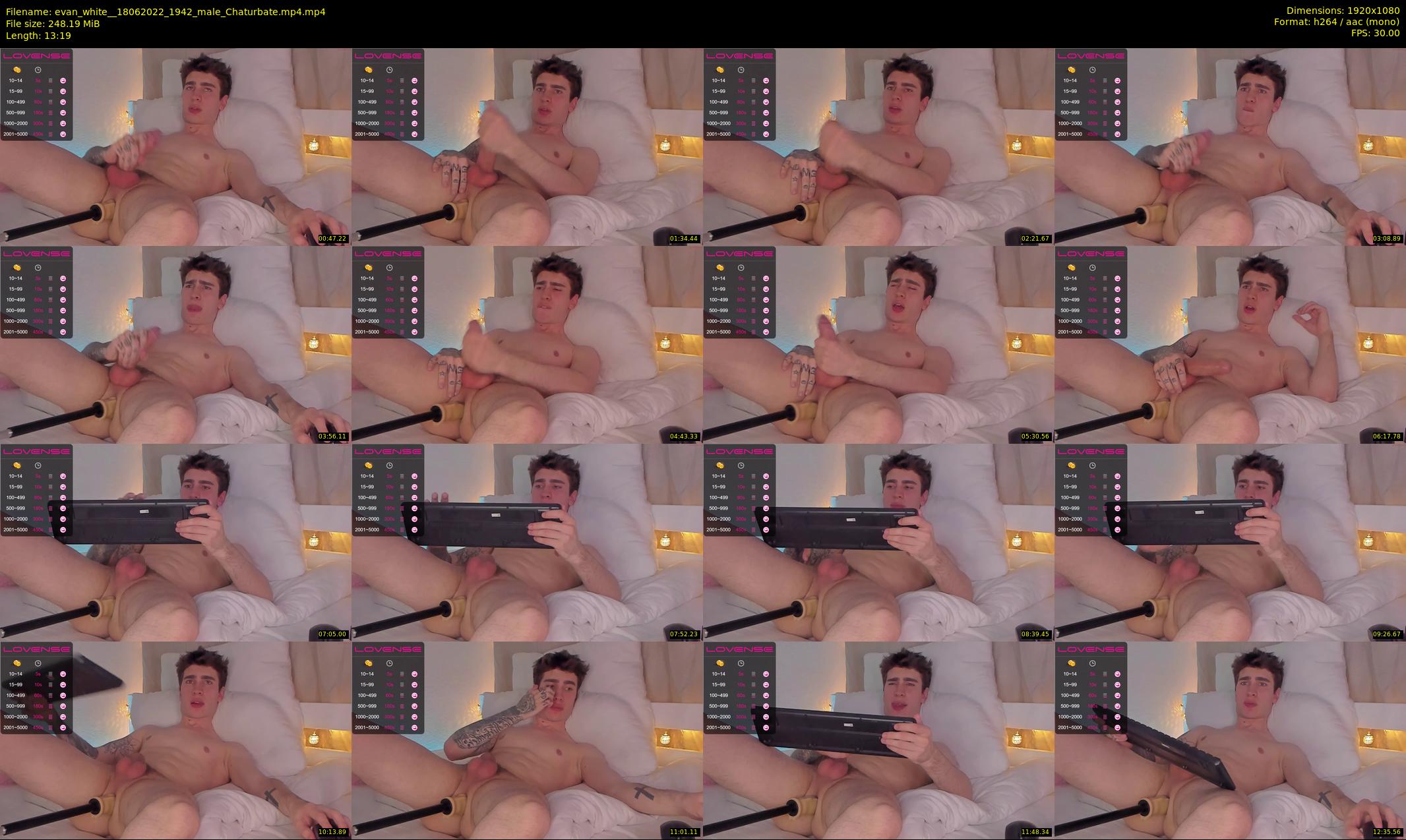 evan_white_ — 14 minute Chaturbate male cam show recording, 1080p, Jun 18, 2022