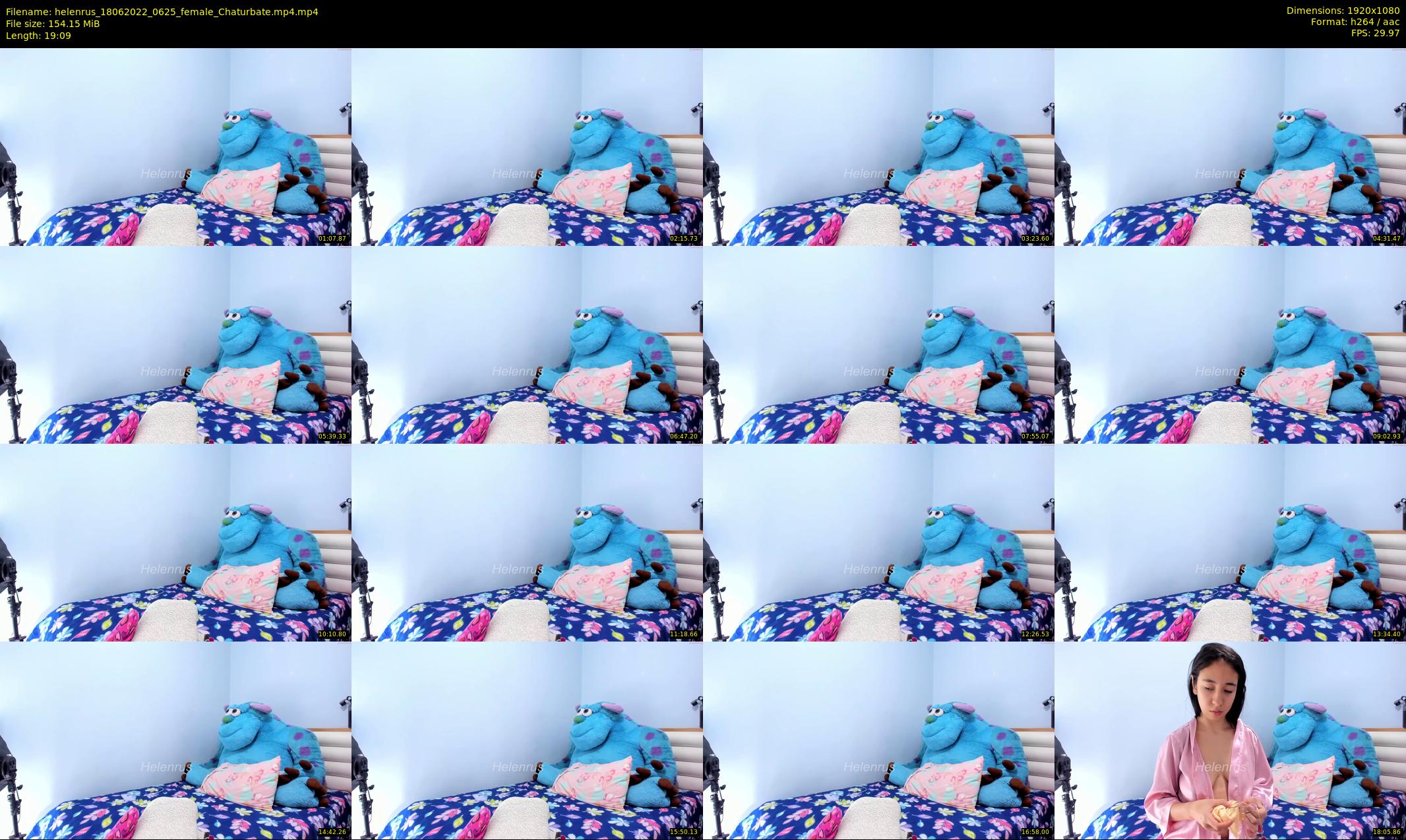 helenrus — 20 minute Chaturbate female cam show recording, 1080p, Jun 18, 2022