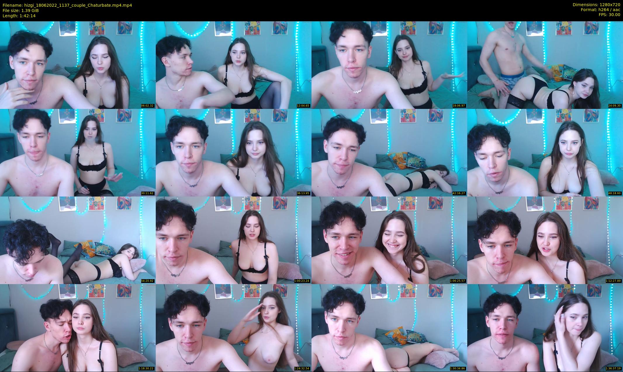 hizgi — 103 minute Chaturbate couple cam show recording, 720p, Jun 18, 2022