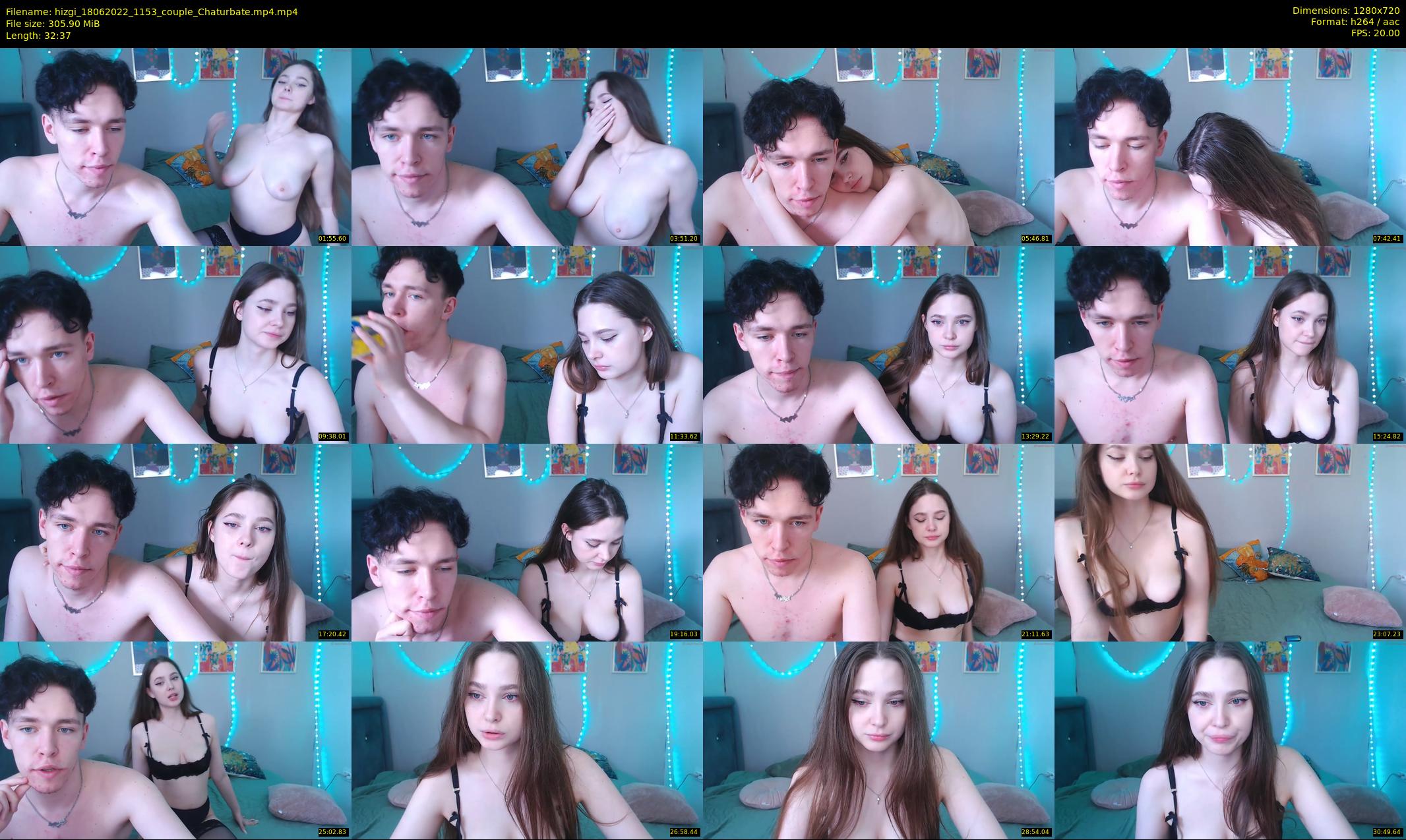 hizgi — 33 minute Chaturbate couple cam show recording, 720p, Jun 18, 2022
