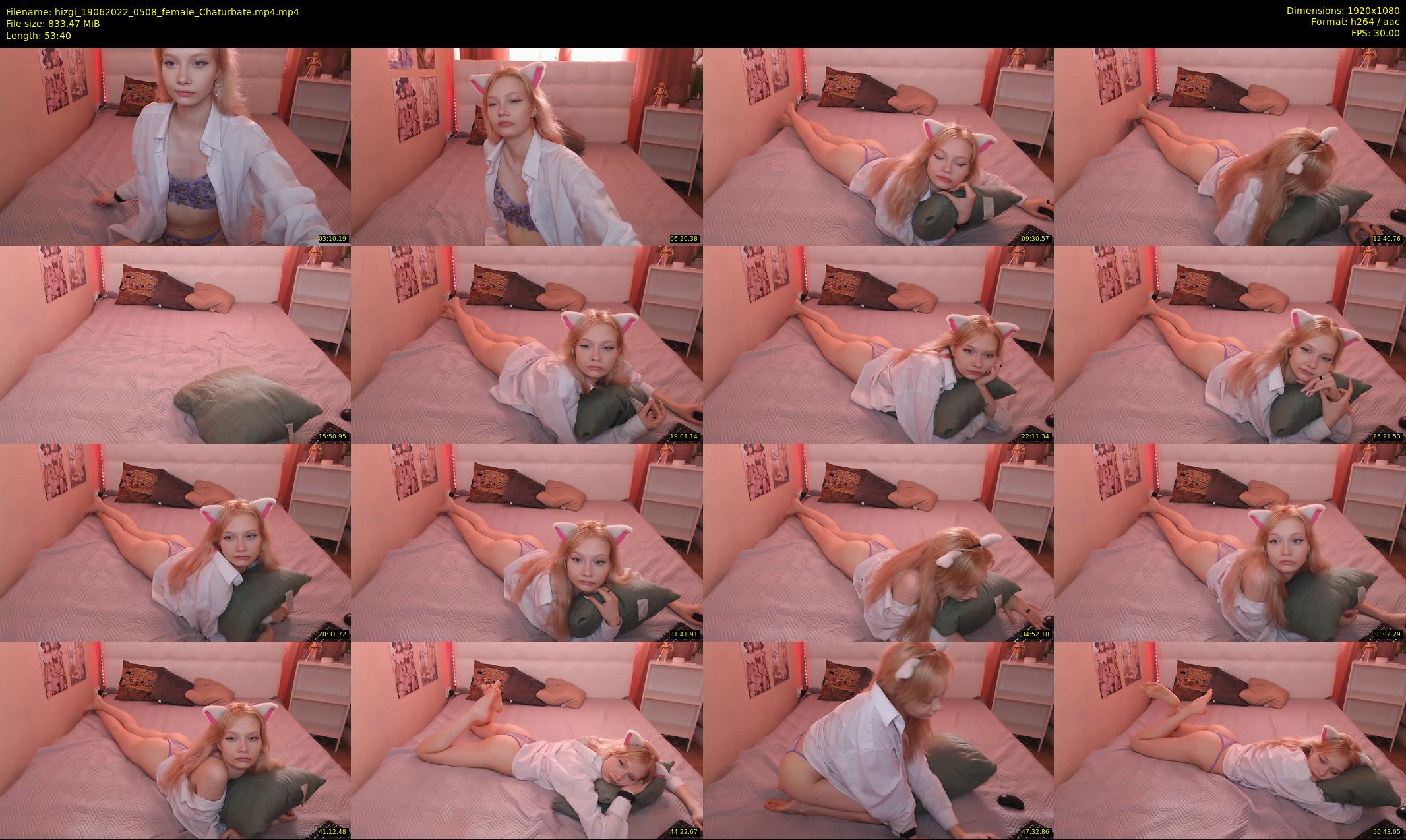 hizgi — 54 minute Chaturbate couple cam show recording, 1080p, Jun 19, 2022