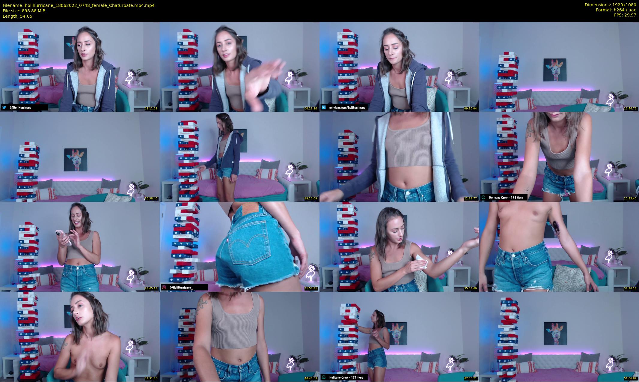 holihurricane — 55 minute Chaturbate female cam show recording, 1080p, Jun 18, 2022