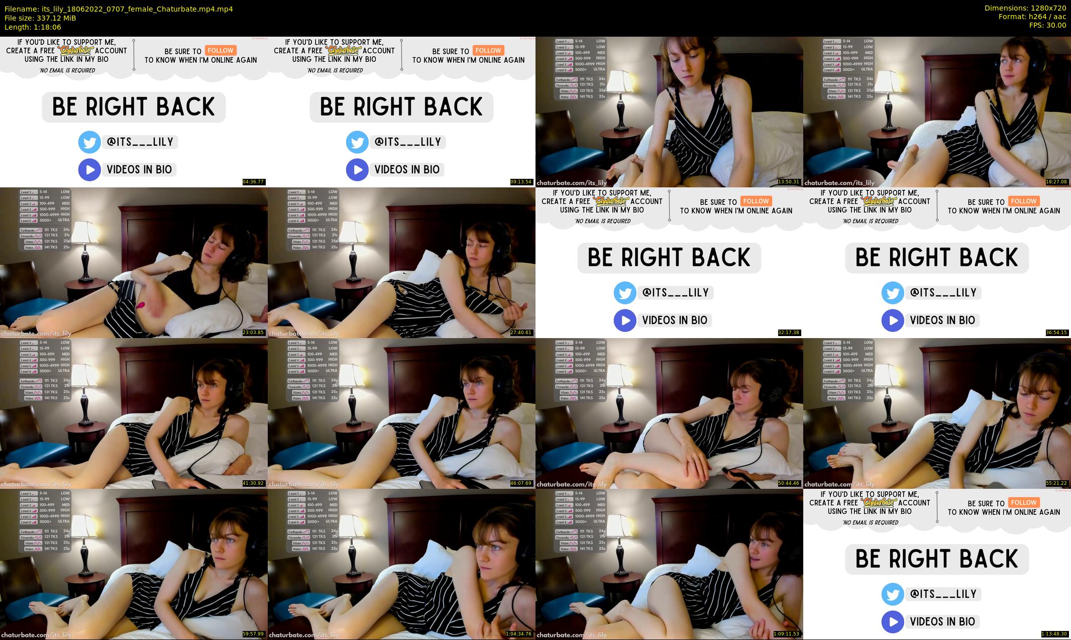 its_lily — 79 minute Chaturbate female cam show recording, 720p, Jun 18, 2022