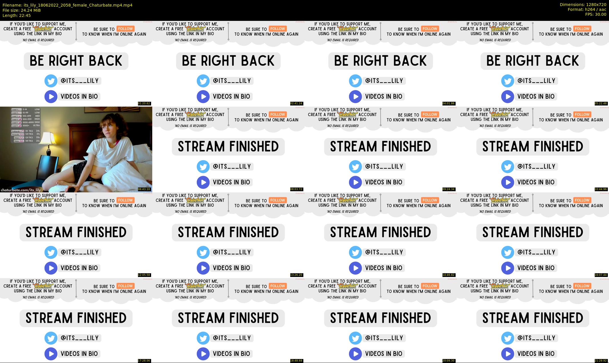 its_lily — 23 minute Chaturbate female cam show recording, 720p, Jun 18, 2022