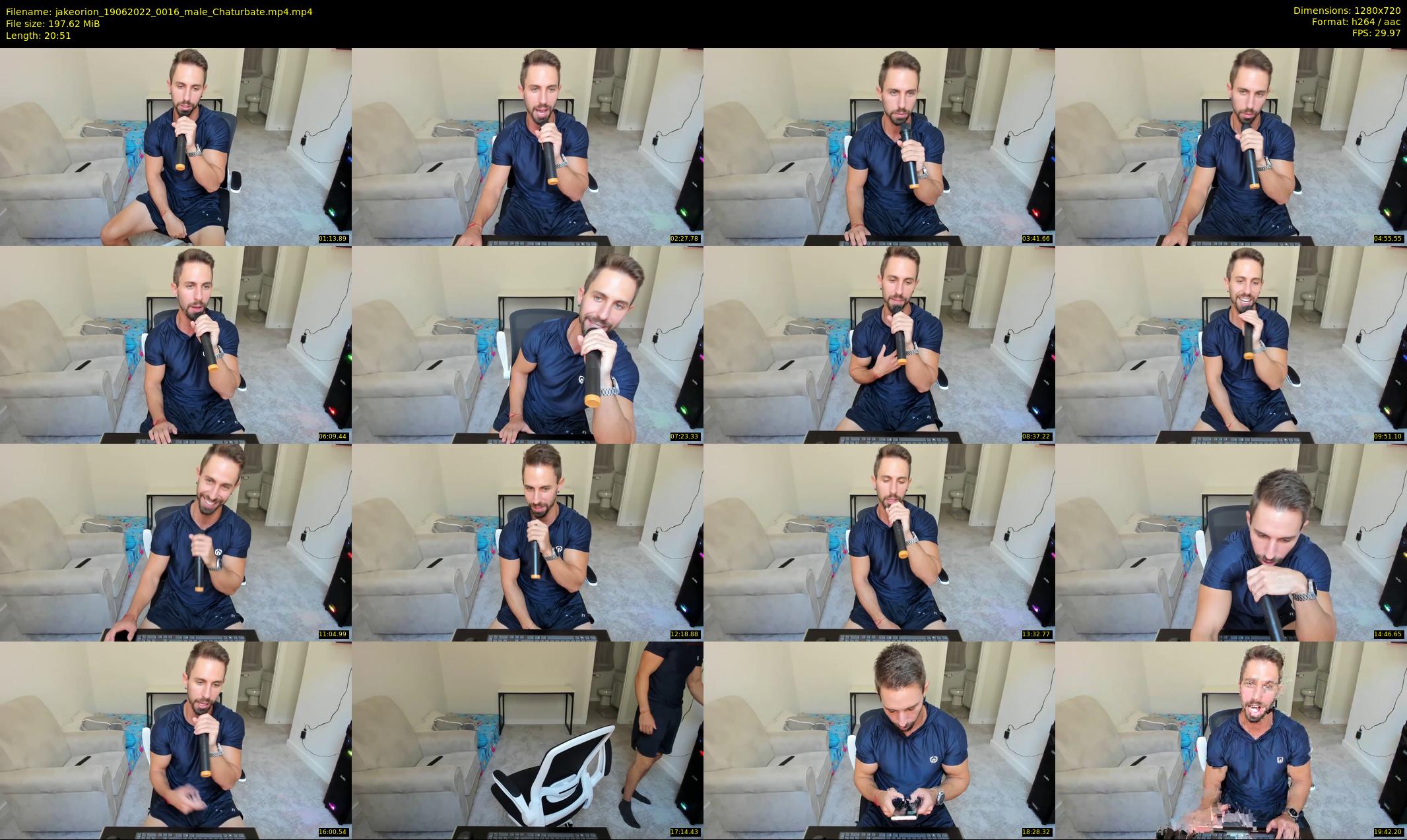 jakeorion — 21 minute Chaturbate male cam show recording, 720p, Jun 19, 2022