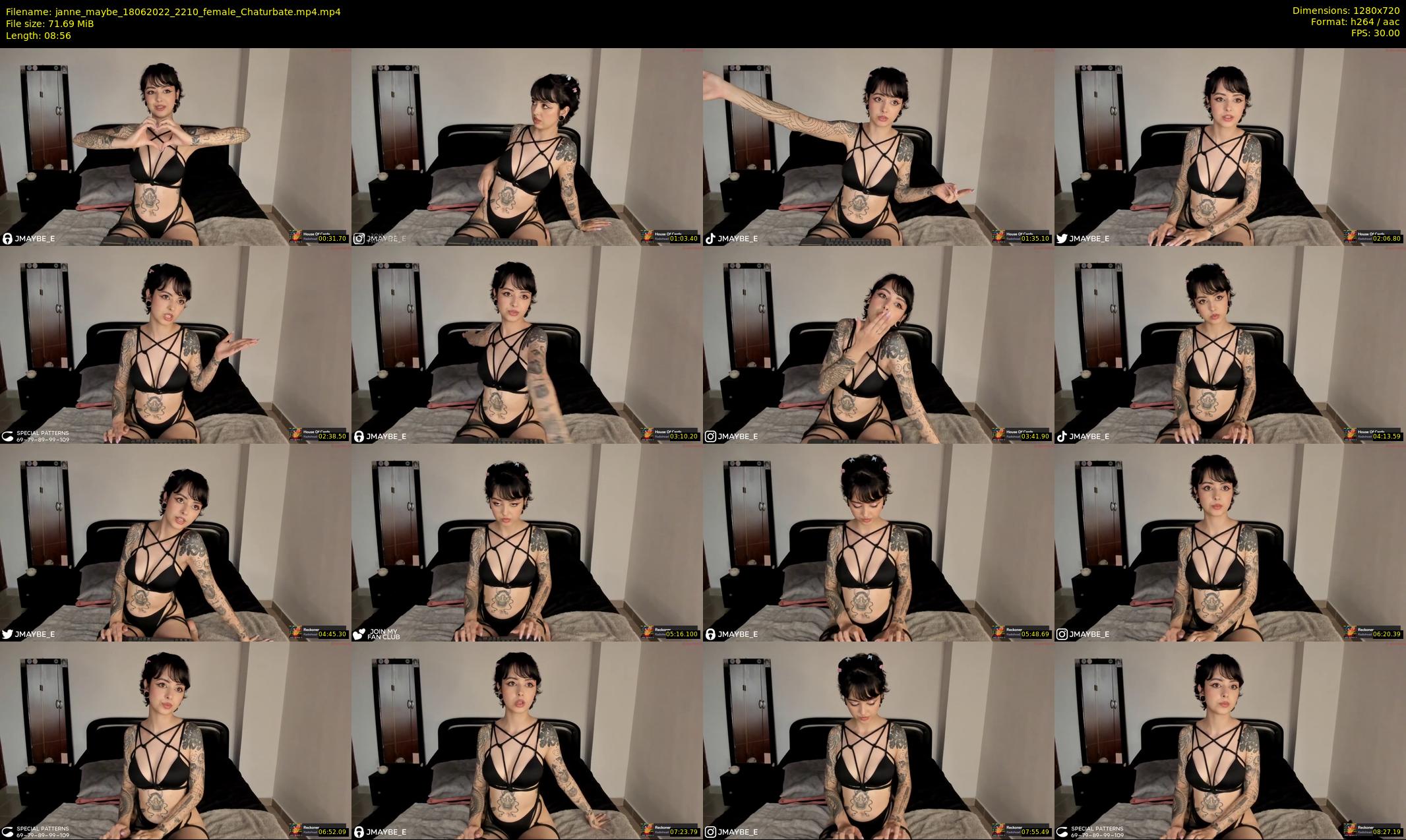 janne_maybe — 9 minute Chaturbate female cam show recording, 720p, Jun 18, 2022