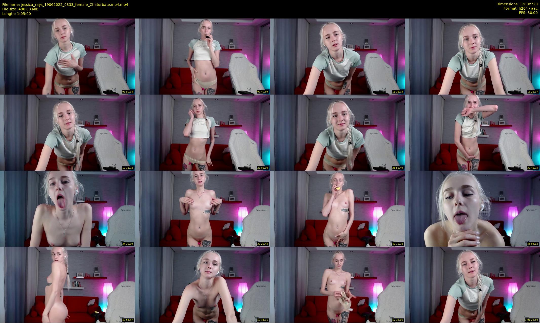 jessica_rays — 65 minute Chaturbate couple cam show recording, 720p, Jun 19, 2022