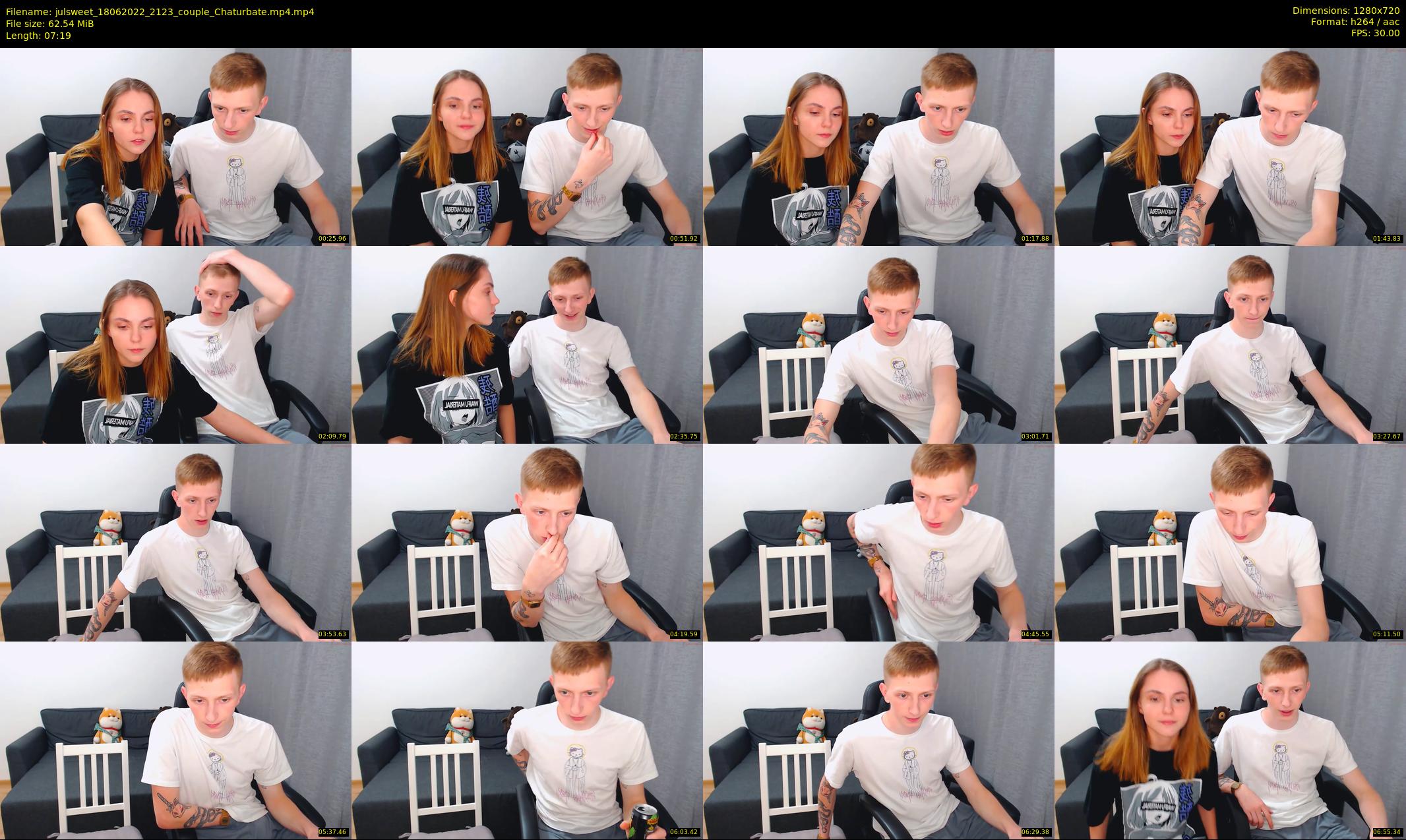 julsweet — 8 minute Chaturbate male cam show recording, 720p, Jun 18, 2022