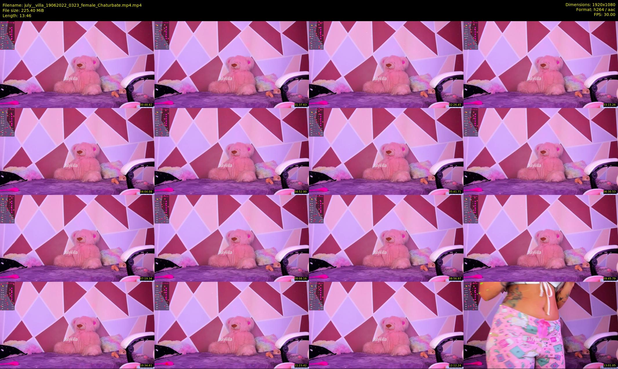 july__villa — 14 minute Chaturbate female cam show recording, 1080p, Jun 19, 2022